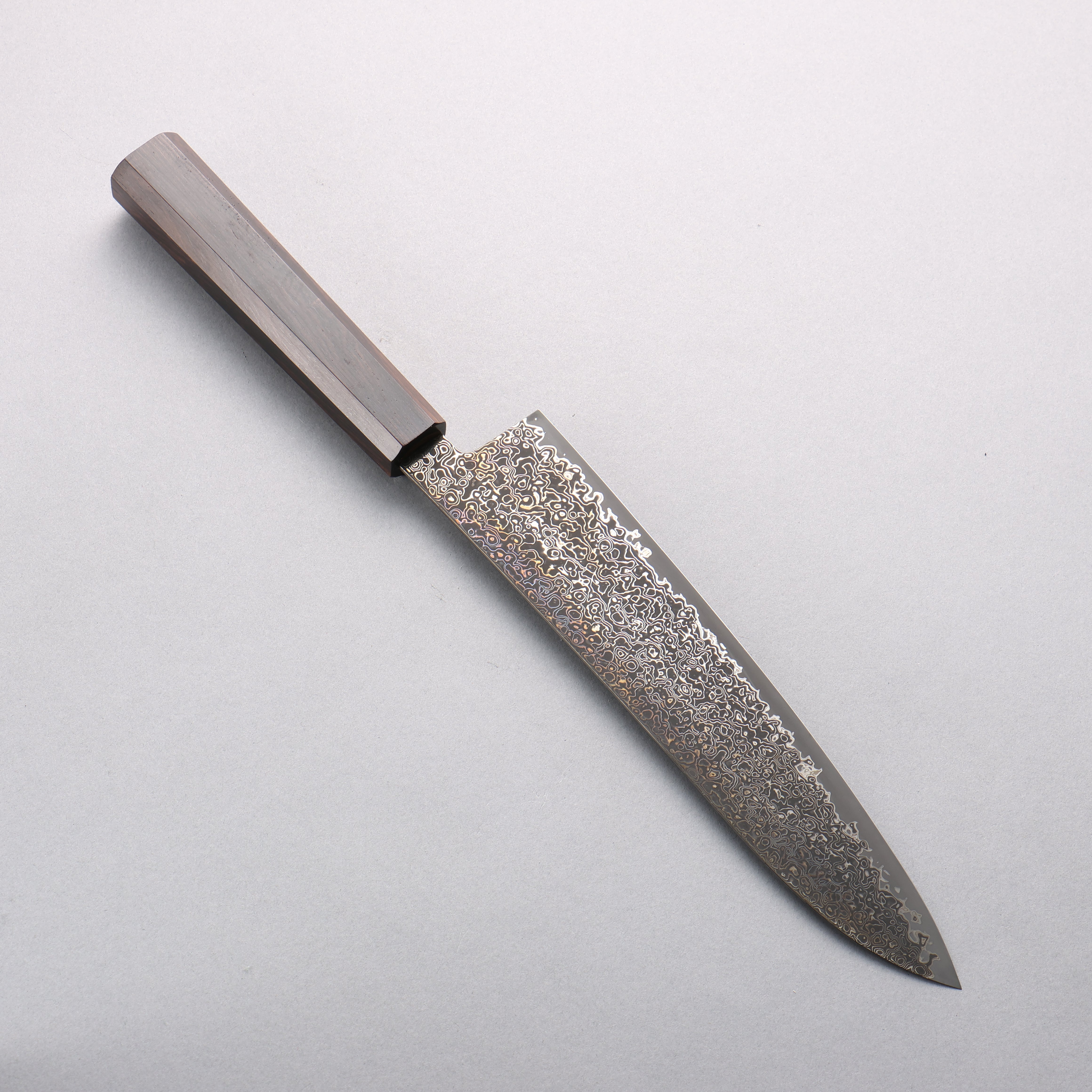 Premium Seisuke SG2 Black Damascus Gyuto Knife 210mm - High Carbon Stainless Steel Blade with Ebony Wood Handle - Perfect for Professional Chefs & Home Cooking, Slicing, Dicing, and Precision Cutting