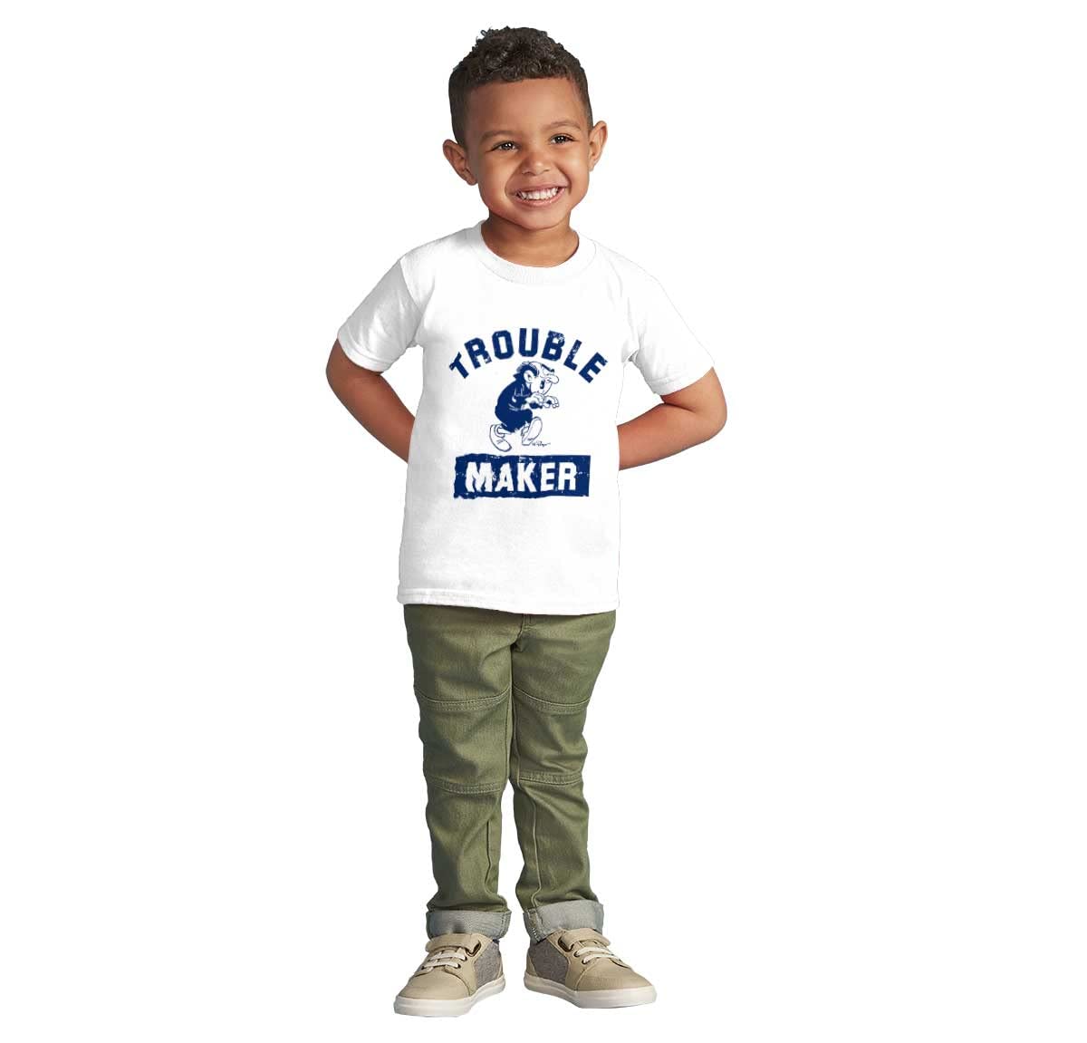 Smurfs Trouble Maker Gargamel Funny Graphic T-Shirt for Toddler Boys & Girls - Cute Cartoon Character Tee for Kids Birthday, Halloween Costume & Playdate Outfits