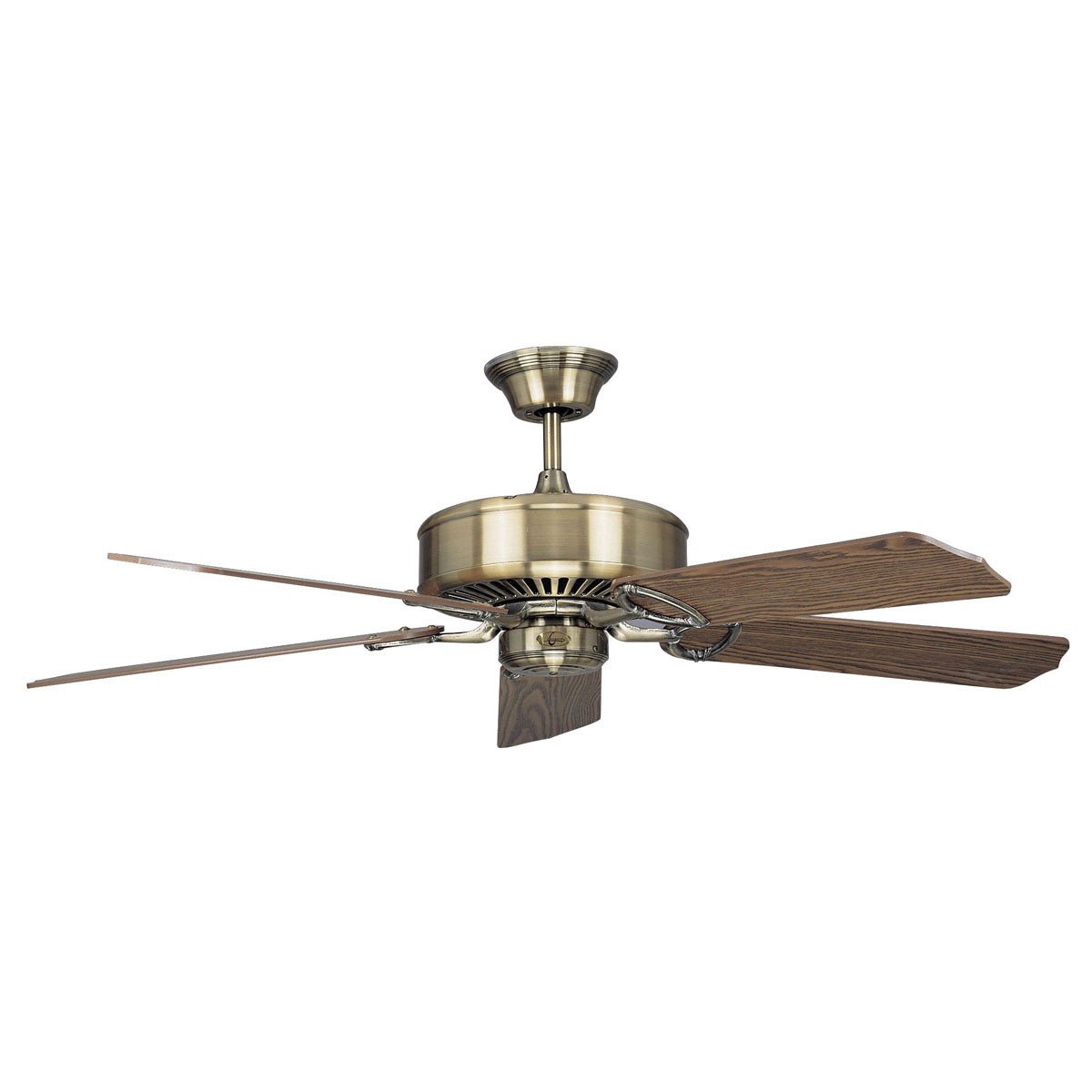 Concord Fans 60 Madison Large Antique Brass Modern Ceiling Fan with Light Kit - Energy Efficient Quiet Motor for Bedroom, Living Room & Office