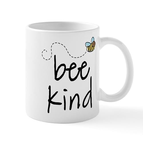 White - Be Kind Garden Bee Mug