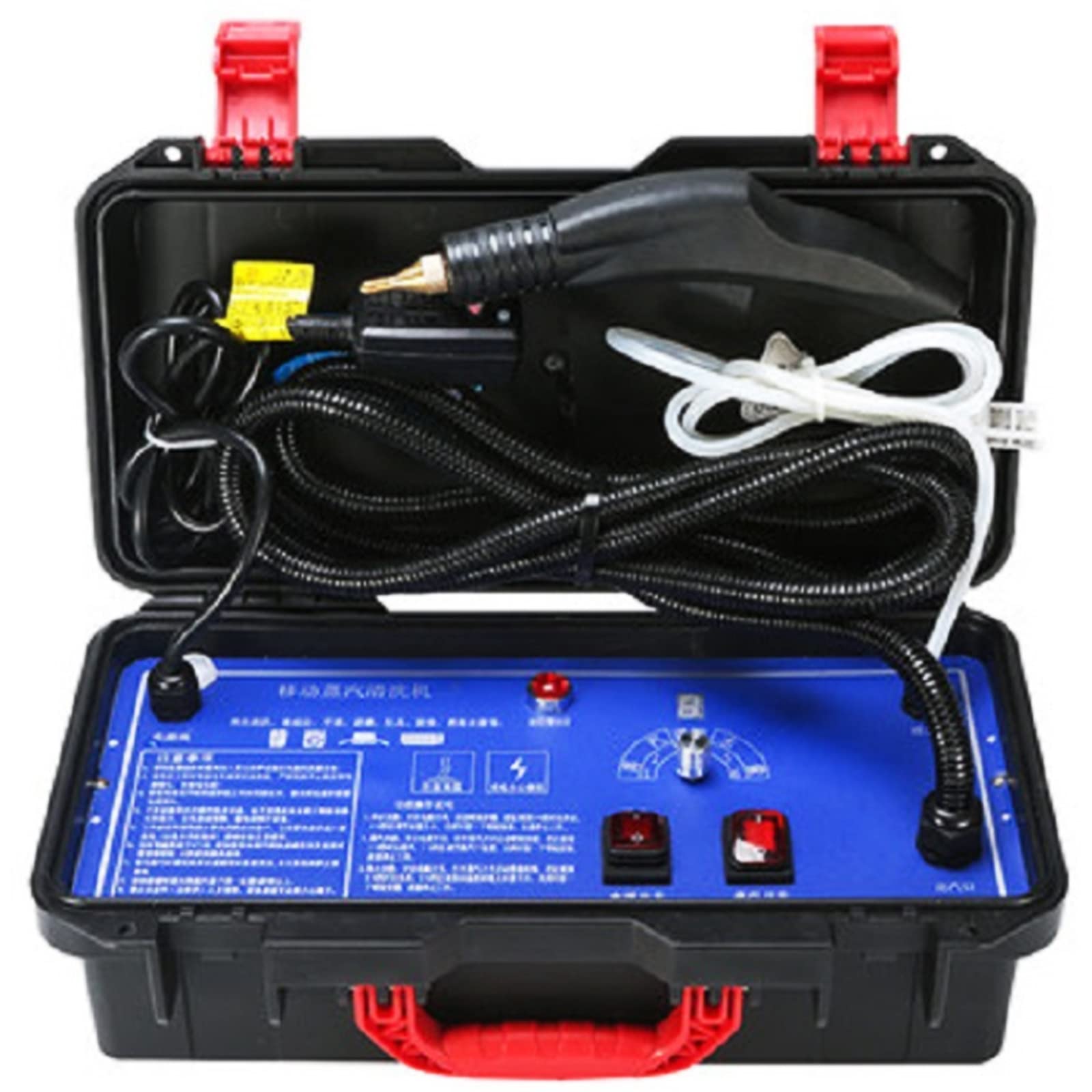 BSIHIHYA 1700W & 3000W High Pressure Steam Cleaner - Handheld Portable Commercial & Household Steam Cleaning System for Kitchen, Bathroom, Furniture, Car - 220V - Perfect for Deep Cleaning, Sanitizing, and Removing Tough Stains