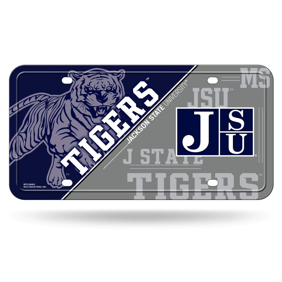 NCAA Unisex Metal License Plate Tag - Durable Custom Car Front Bumper Plate for College Sports Fans & Alumni - Perfect for Tailgating, Game Days & Campus Pride