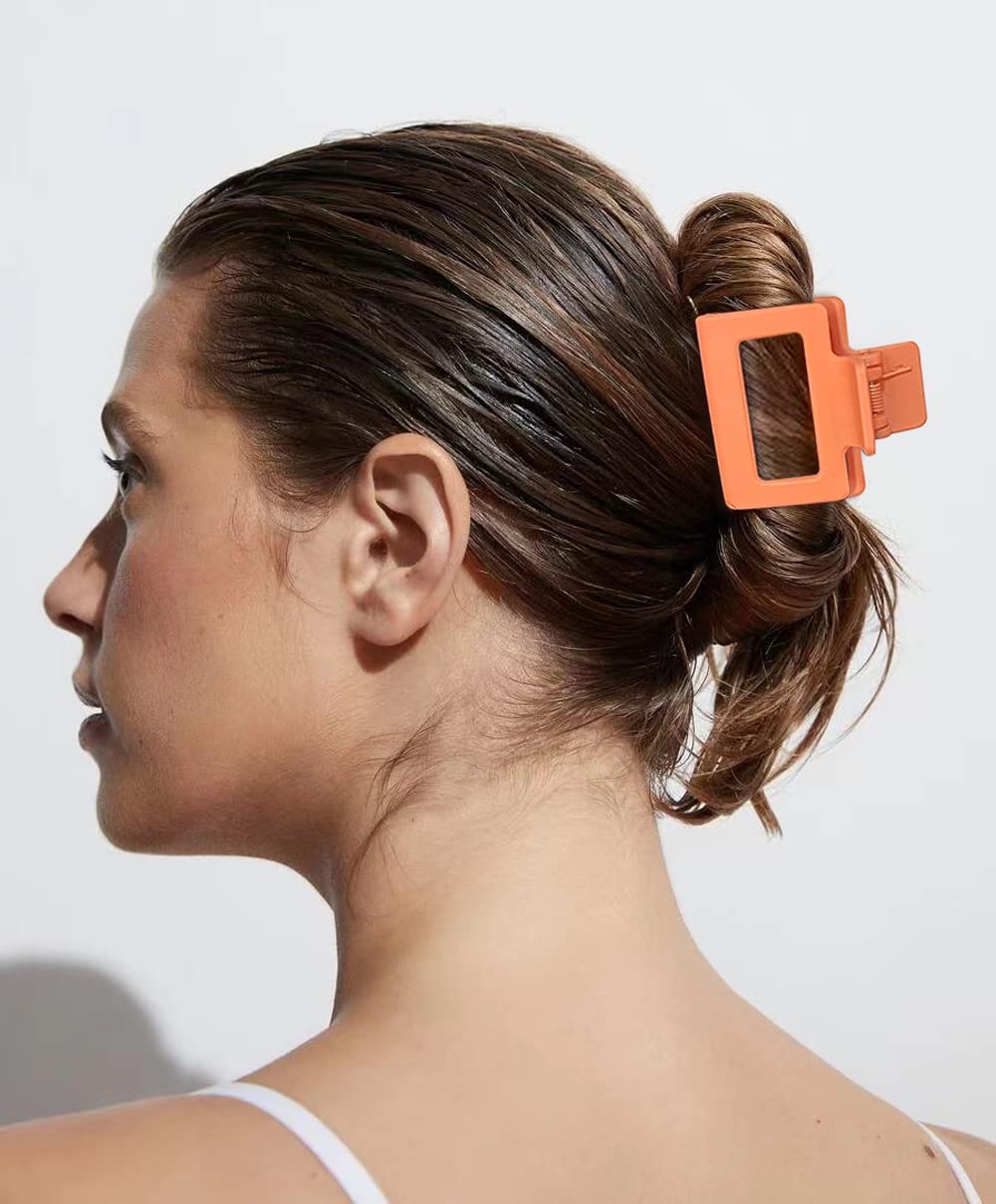EPARTY Non-Slip Large Claw Hair Clips for Women - Strong Hold 90s Style Hair Clips for Thin and Thick Hair - Perfect for Updos, Ponytails, and Everyday Hairstyles