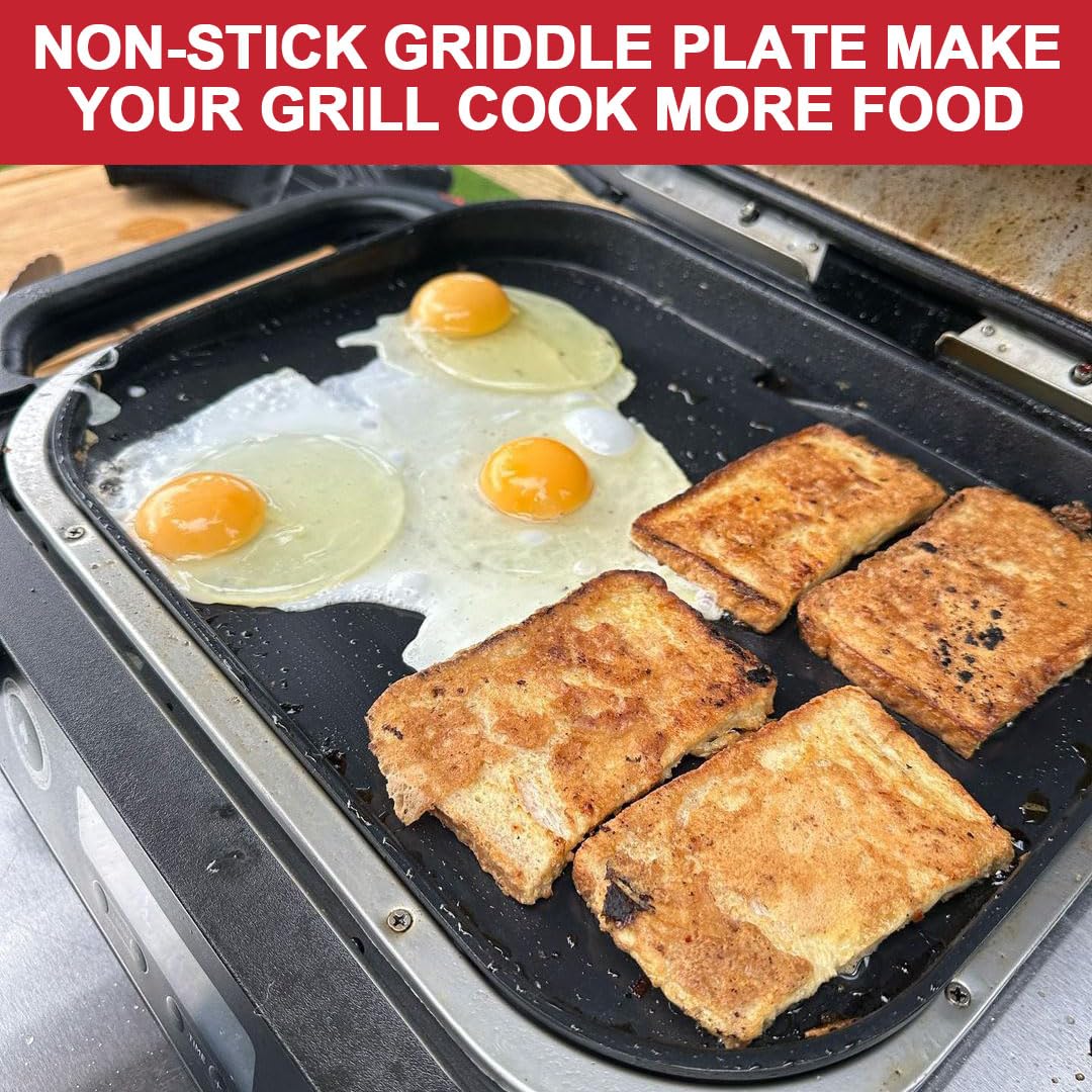 Non-Stick Griddle Plate for Ninja Woodfire OG700 & OG701 Outdoor Grills - Flat Top Griddle Pan Replacement for Ninja XSKGRDPLT - Perfect for Backyard BBQs, Camping & Outdoor Cooking