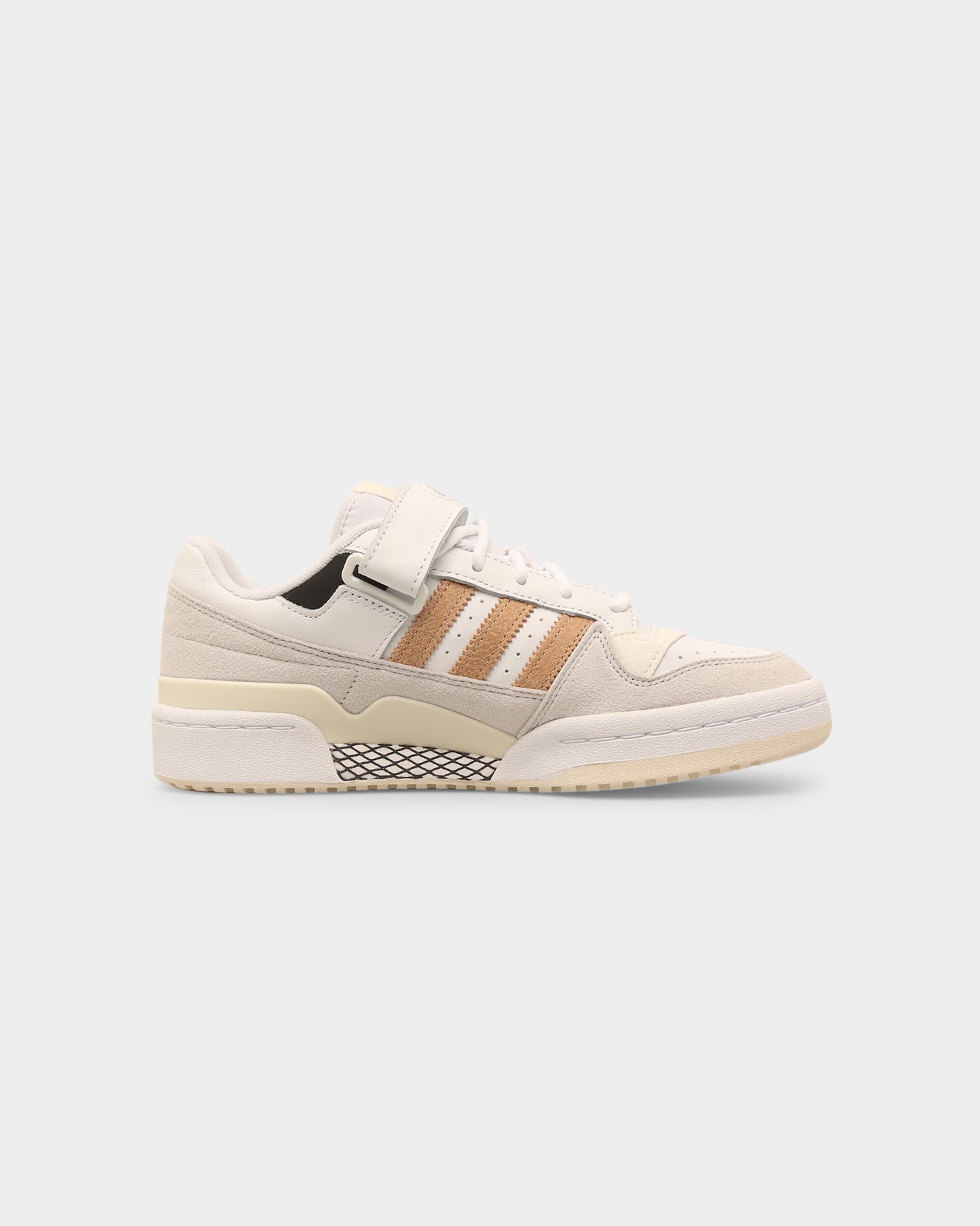 Adidas Women's Forum Low Sneakers - White/Magic Beige Casual Shoes for Running, Walking & Gym Workouts