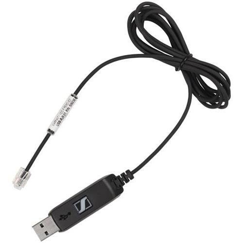 Sennheiser 506036 USB to RJ-9 Headset Data Cable - 5.09ft Replacement Cord for Office Headsets - Compatible with Sennheiser & Other Phone Headsets - Perfect for Call Centers, Office Communications & Remote Work