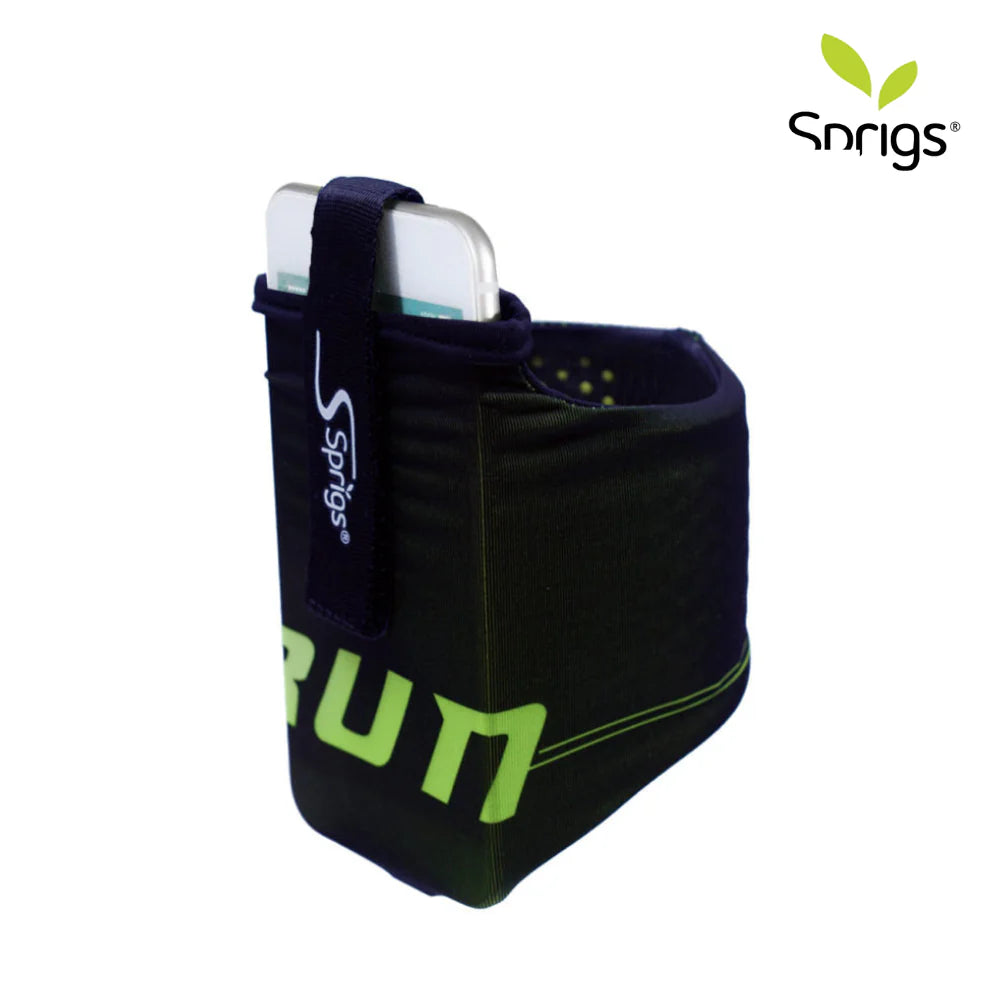 BANJEES Reflective Running Armband - Black & High Visibility for Night Jogging, Cycling, and Outdoor Sports