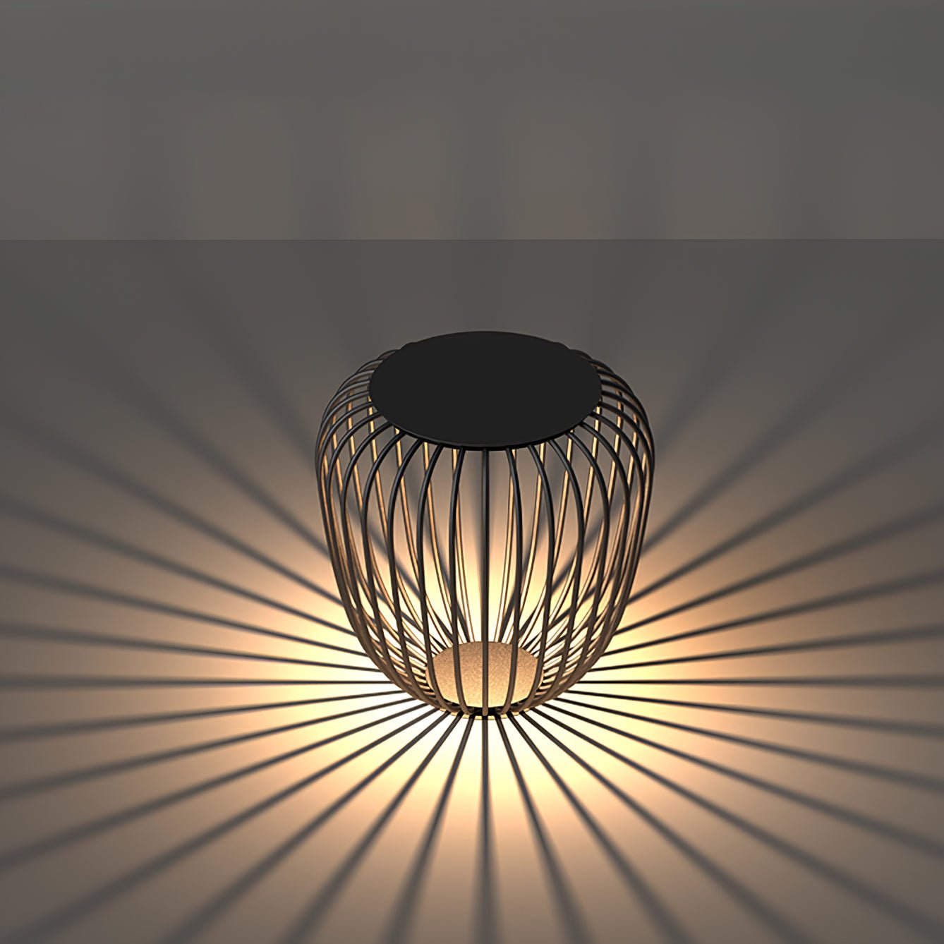Meridiano Solar Powered Garden Outdoor Table Light - Waterproof LED Patio Decor for Backyard, Deck, and Poolside - Perfect for Evening Gatherings and Outdoor Dining