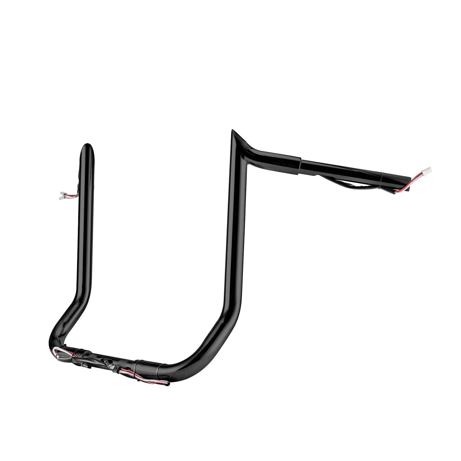 2014-2023 Harley-Davidson Touring Street Glide CVO Electra Glide Motorcycle Handlebar - Gloss Black Pre-Wired Bagger Handlebars for Custom Cruiser & Long-Distance Riding