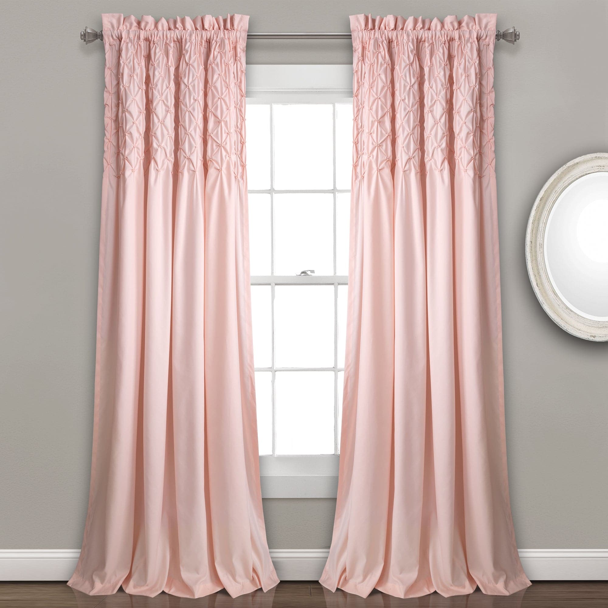 Bayview Window Curtain Set - Blackout Curtains for Living Room & Bedroom - Thermal Insulated Drapes with Rod Pocket - 84 Inch Length (2 Panels) - Perfect for Home Decor, Privacy & Light Control