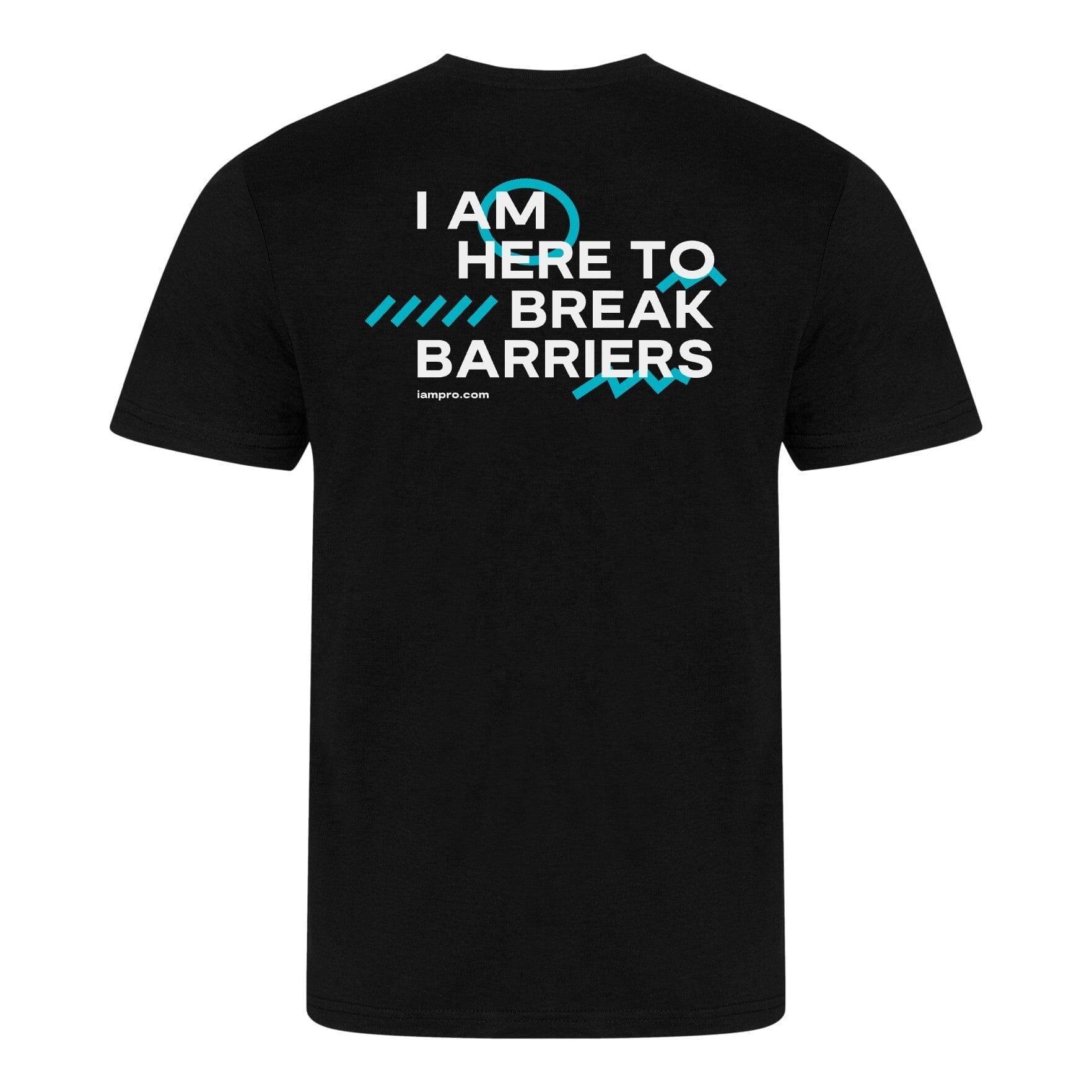 I Am Here to Break Barriers Motivational T-Shirt for Adults - Perfect for Workouts, Gym, and Everyday Inspiration