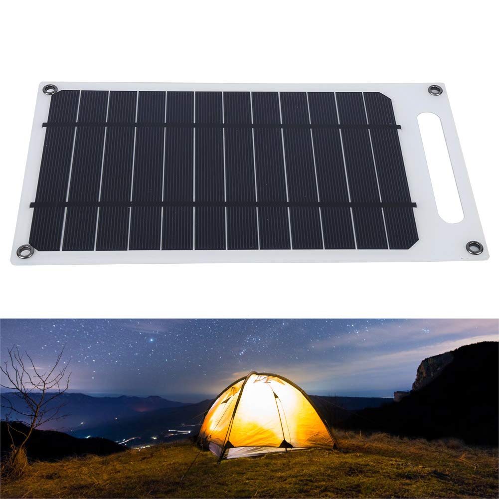 Ultra-Thin Solar Phone Charger - Waterproof Portable Charging Panel for Outdoor Camping, Hiking & Emergency Power Supply