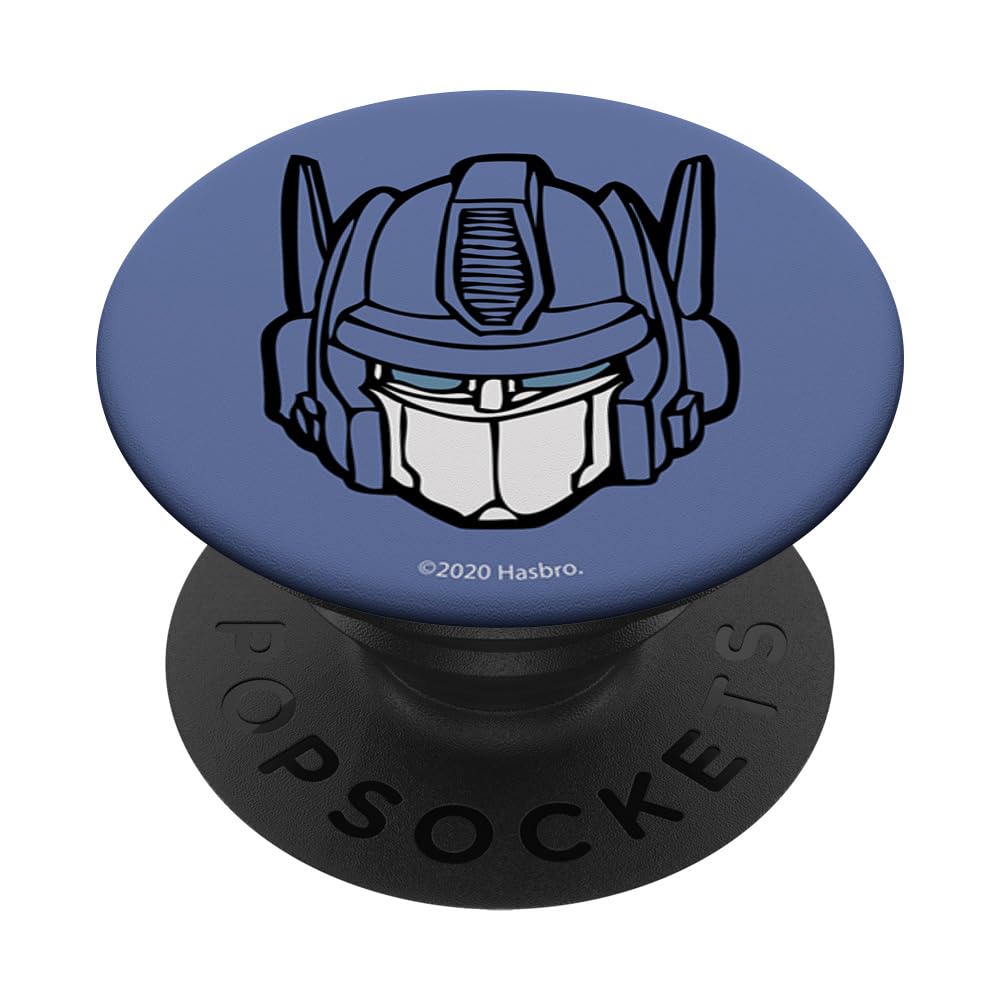 Transformers Optimus Prime Head Shot PopSockets Standard PopGrip - Swappable Phone Grip & Stand for Smartphones, Tablets - Perfect for Fans, Collectors, and Daily Use