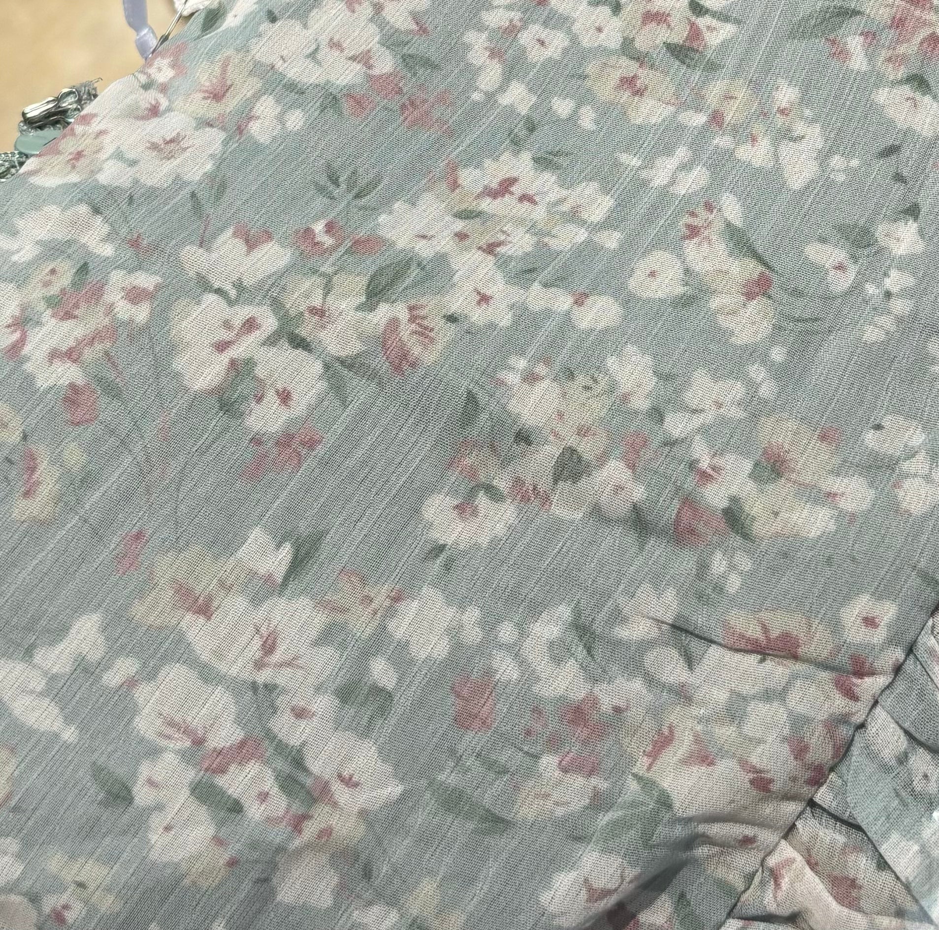 Mona Maxi Dress with Smocking in Sage Green Floral - Bump Friendly & Inclusive Sizing (S-3XL) | Perfect for Maternity, Beach Vacations & Summer Weddings