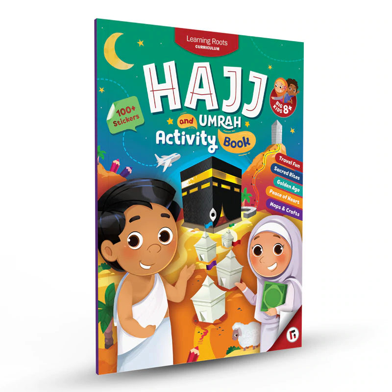 Hajj and Umrah Islamic Activity Book for Kids - Educational Muslim Prayer & Pilgrimage Learning Workbook | Perfect for Ramadan, Eid Gifts & Homeschooling