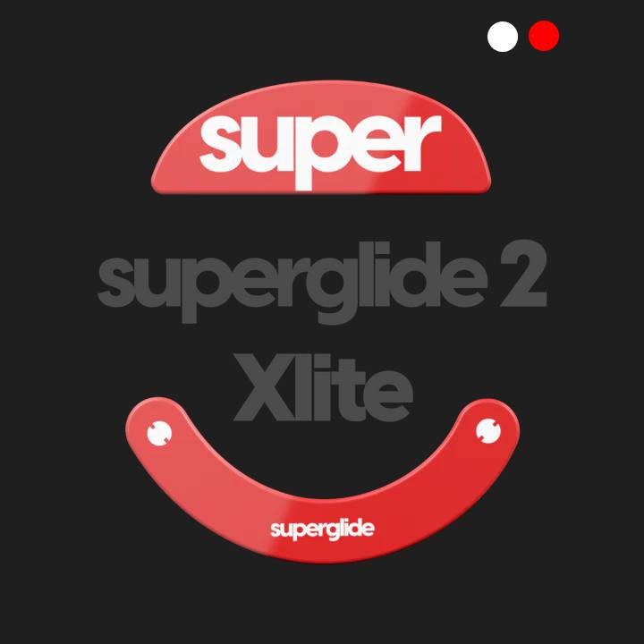 Pulsar Superglide 2 Glass Mouse Skates - Compatible with Pulsar Xlite, Xlite V2, Xlite V3, Xlite V3 eS & Xlite V4 - Ultra Smooth Gaming Mouse Feet for Enhanced Precision & Speed - Perfect for FPS, MOBA & Esports Gaming