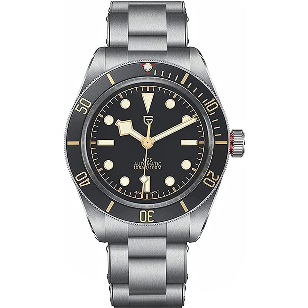 Pagani Design Men's Automatic Watch with Sapphire Glass - NH35 Movement, 100M Waterproof, Stainless Steel Bracelet - Perfect for Business, Casual & Outdoor Activities