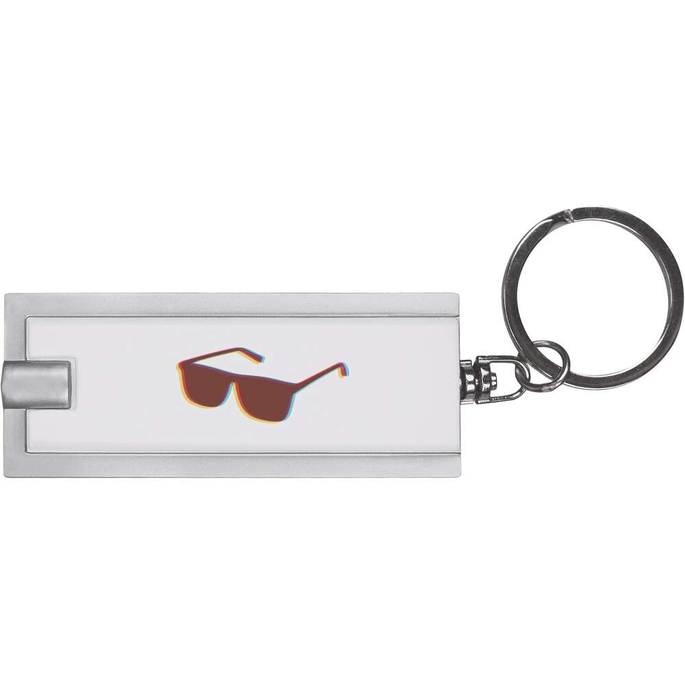 Azeeda Pop Art Sunglasses Keychain with LED Light - Fun Novelty Gift for Women & Men - Perfect for Parties, Concerts, and Night Out Accessories