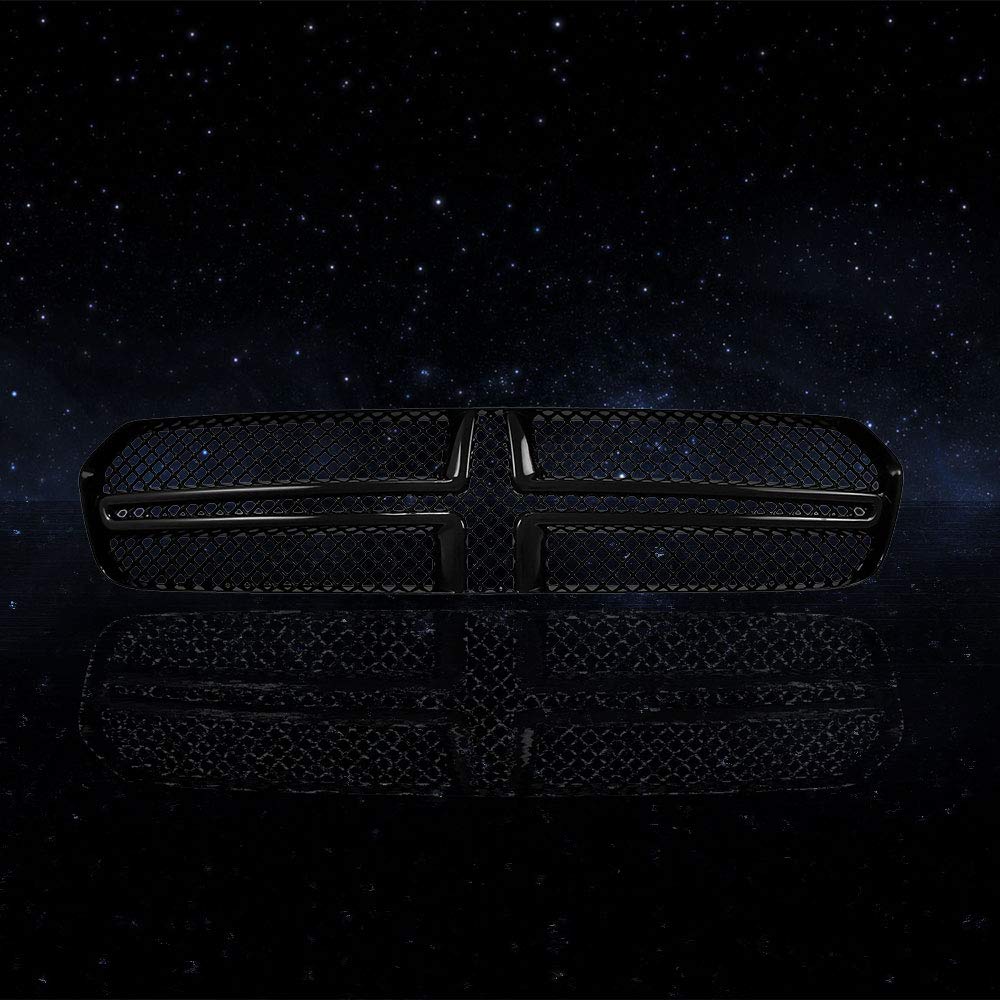 Gloss Black Grille Overlay for Dodge Durango 2014-2021 - Perfect Fit Replacement Grille Cover - Upgrade Your SUV's Front End Style for Off-Road & Daily Driving