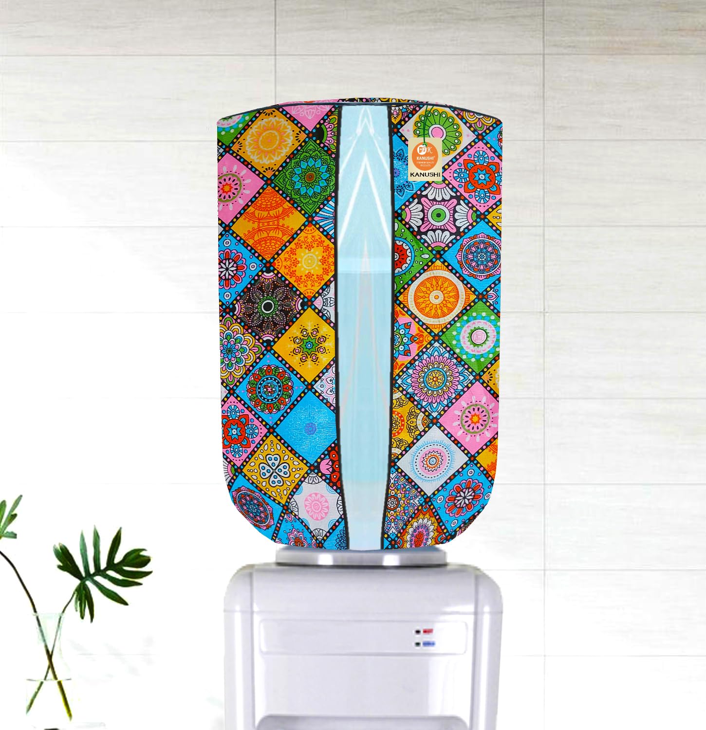 KANUSHI Industries® 20L Water Dispenser Bottle Cover with Water Level Indicator - Multi-Color (WD-DIG-B) - Perfect for Home, Office & Outdoor Use
