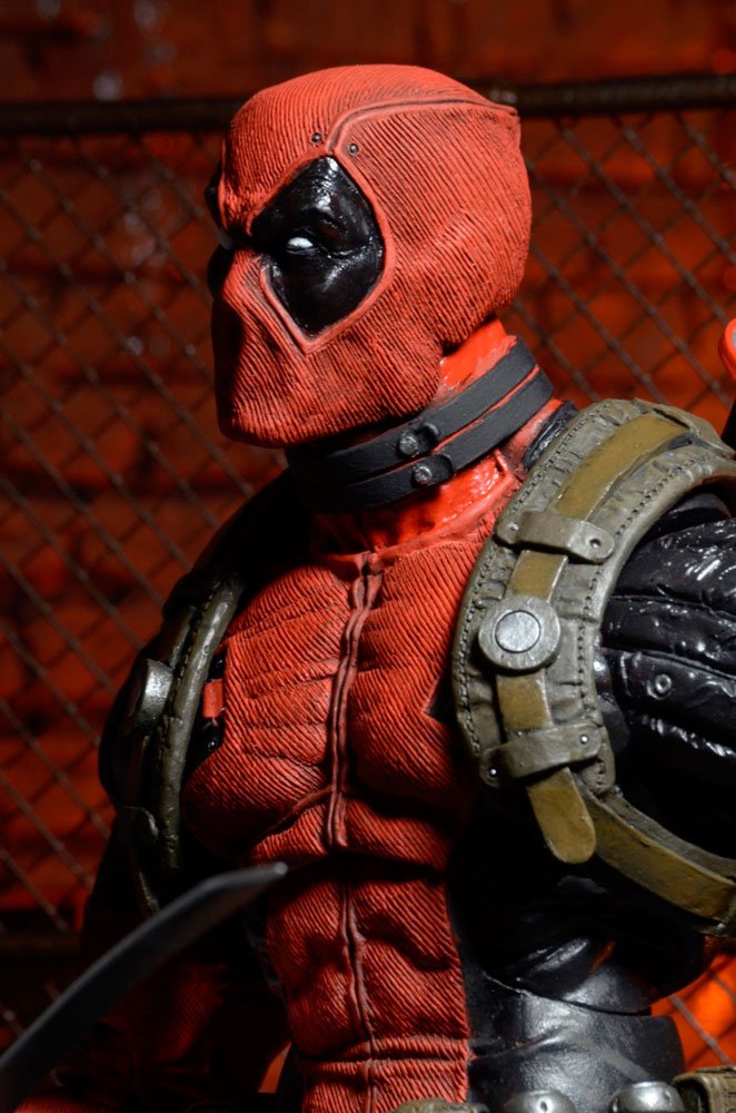 NECA Marvel Classics Deadpool 1/4 Scale Action Figure - Highly Detailed Collectible Toy for Marvel Fans | Perfect for Display, Cosplay, and Gift Giving