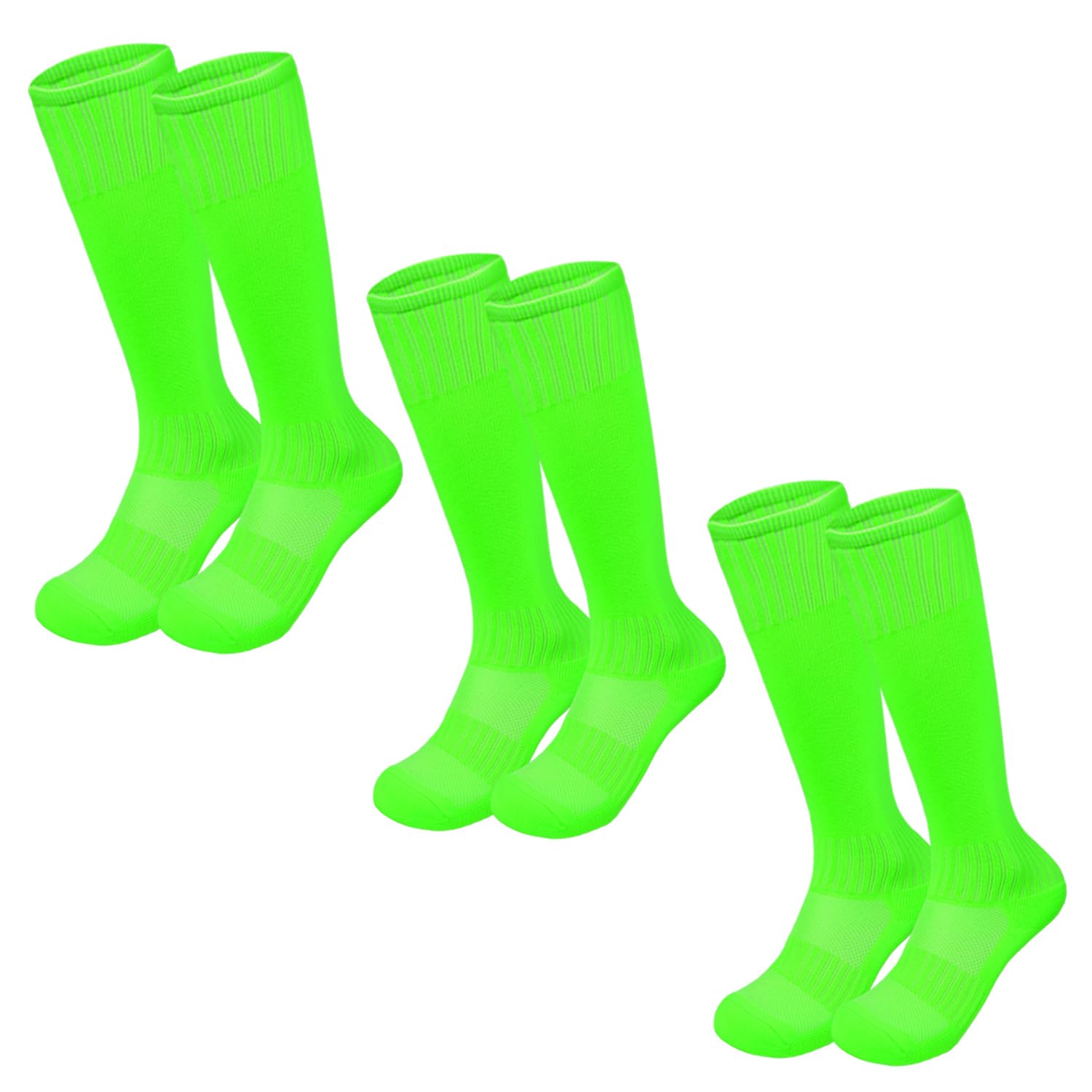**Kids Soccer Socks - Breathable Knee High Football Socks for Boys & Girls - Athletic Sports Socks for Toddlers & Youth - Perfect for Training, Games & School Sports**