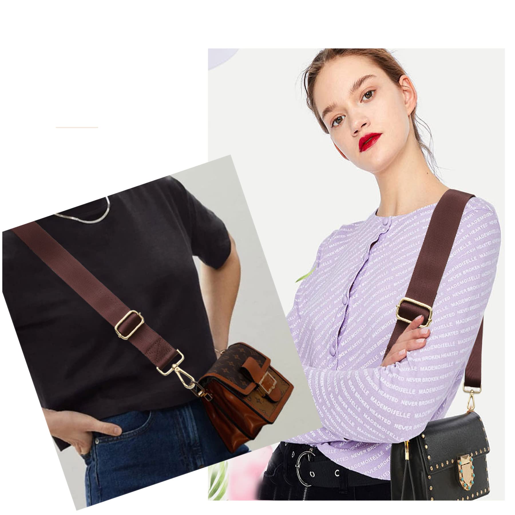 Purse Strap Replacement - Adjustable Crossbody Wide Shoulder Strap for Handbags & Totes | Perfect for Work, Travel & Everyday Use
