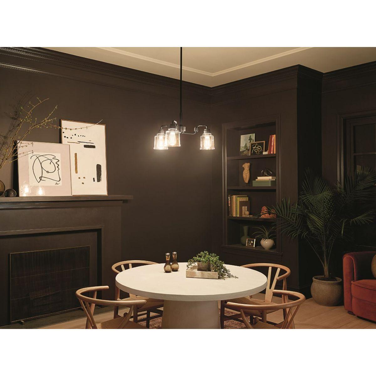 Elegant Aivian Crystal Chandelier - Modern Ceiling Light Fixture for Dining Room, Living Room & Bedroom Decor | Energy Efficient LED Lighting