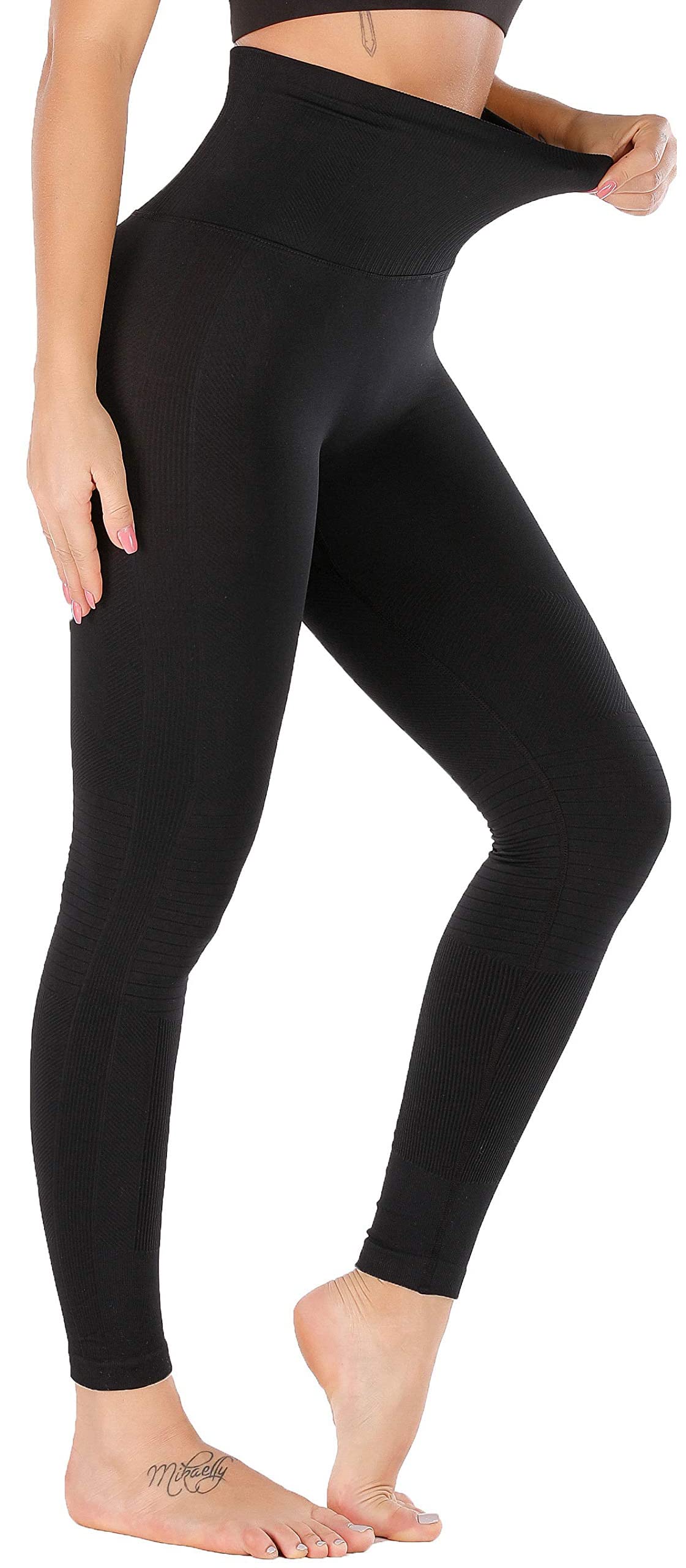 RUNNING GIRL 5 Inch High Waist Yoga Leggings for Women - Compression Workout Pants with Tummy Control - Perfect for Yoga, Gym, Running & Everyday Wear