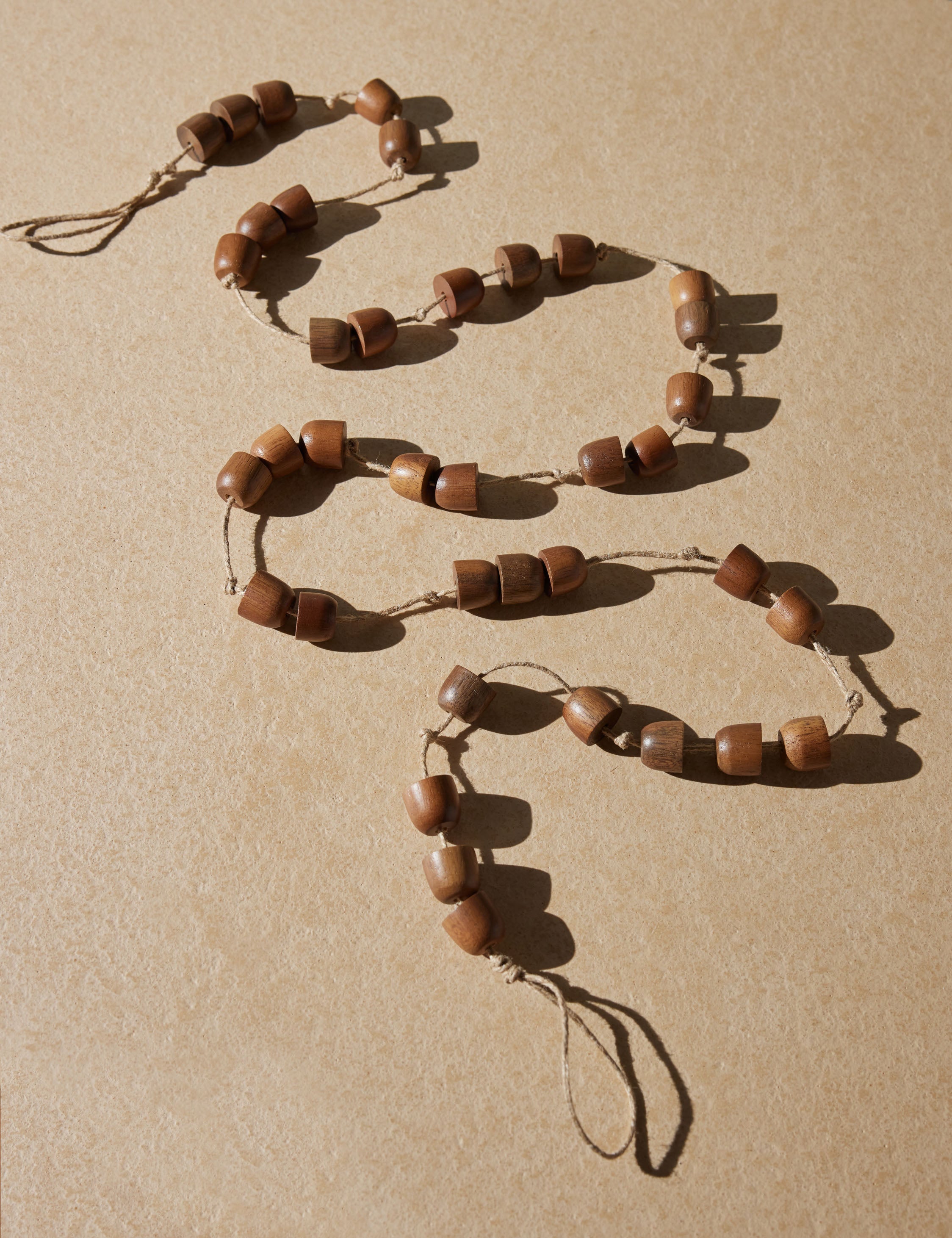 Beautiful Danna Wood Garland for Home Decor - Perfect for Christmas, Weddings, and Wall Decorations
