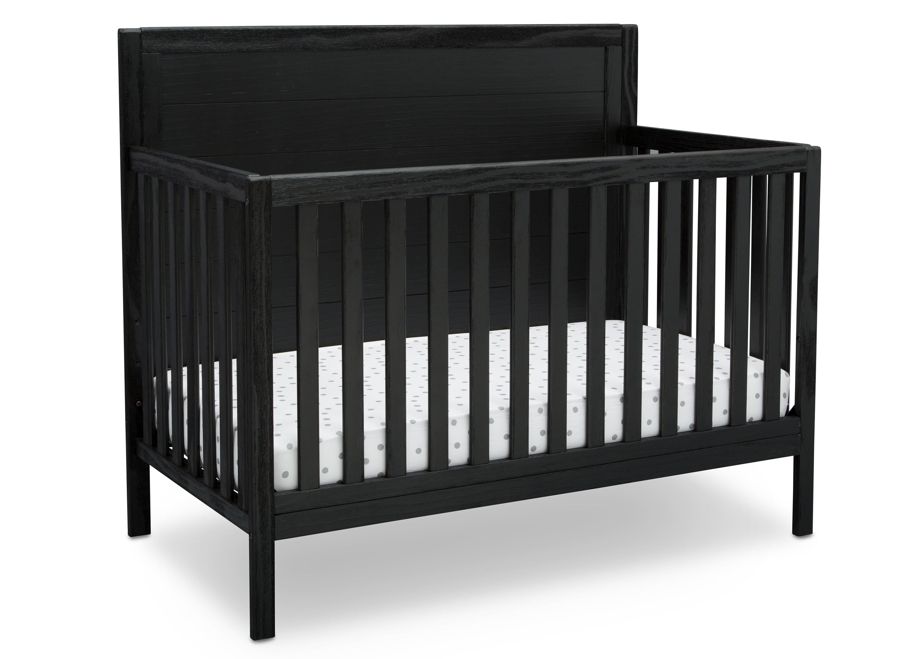 Cambridge 4-in-1 Convertible Baby Crib - Toddler Bed & Daybed with Mattress - Nursery Furniture for Boys & Girls - Perfect for Bedrooms, Daycare & Guest Rooms