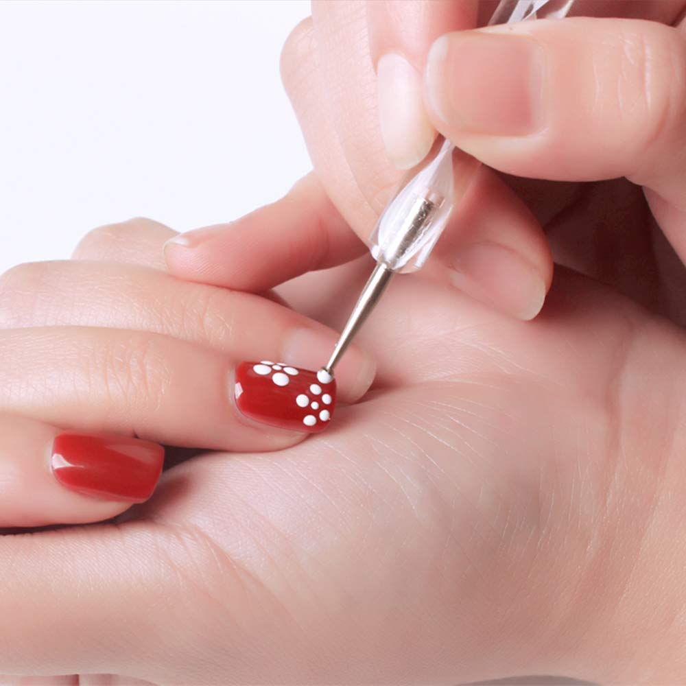 Belicia 5-Piece Dual-Ended Dotting Pen Set for Nail Art – Professional Dotting Tools for Manicure, Nail Design & Dot Painting | Perfect for DIY Nail Art, Salon Use & Home Manicures