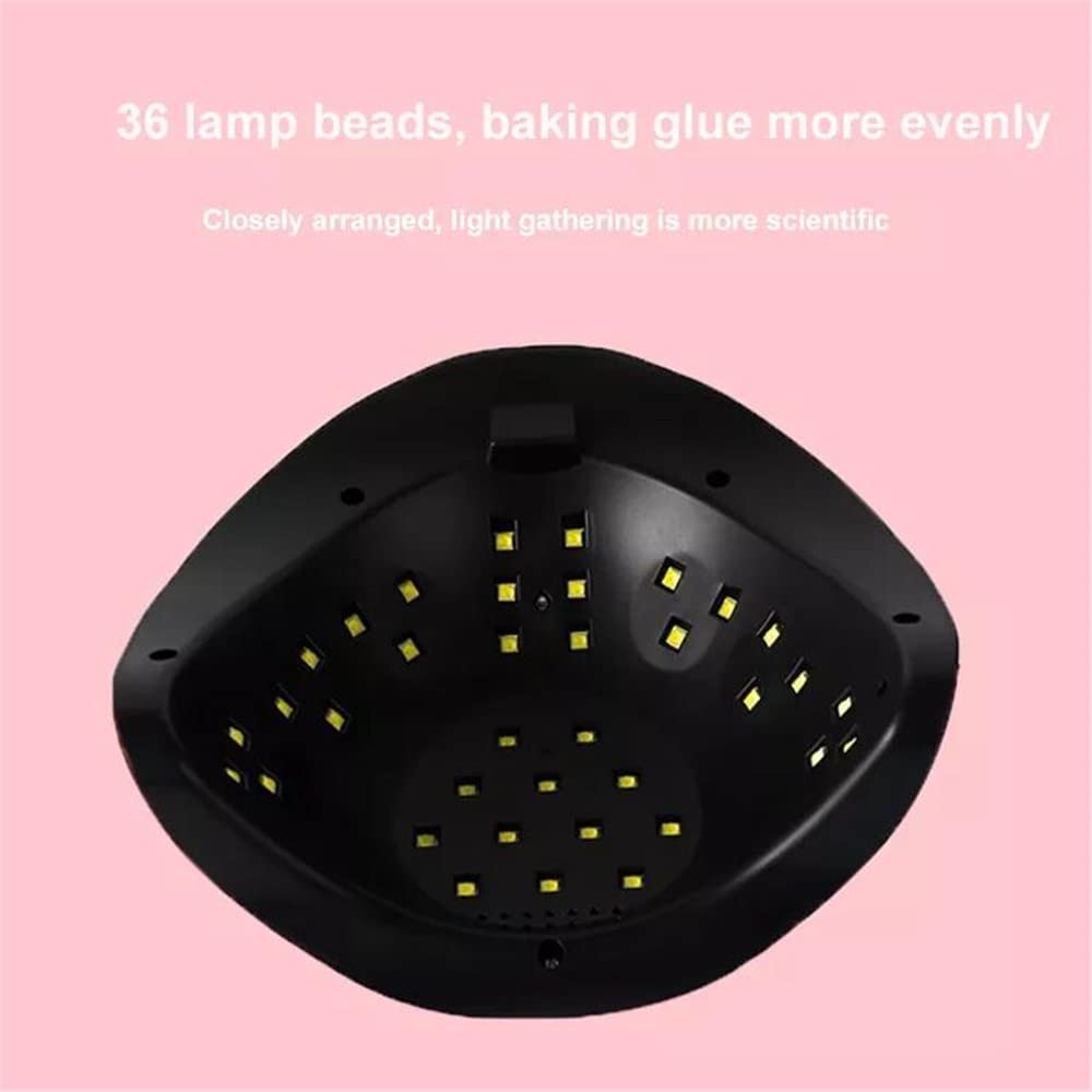 168W UV LED Nail Dryer Lamp - Fast Drying Nail Polish Gel Curing Light for Professional & Home Manicures | Portable Phototherapy Machine for Nail Art, Acrylics & Gel Extensions | Perfect for Salons, DIY Nails & Gift Giving