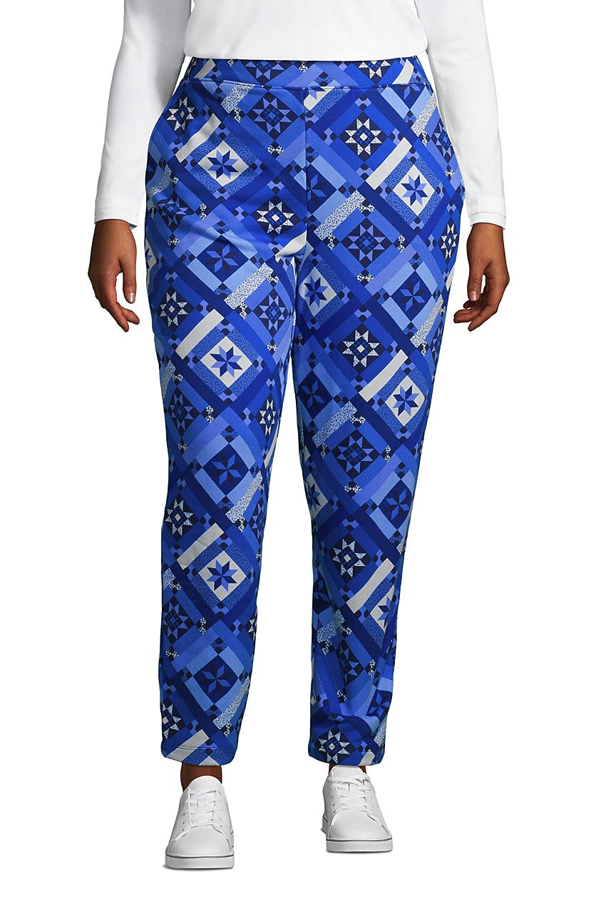 Lands' End Women's Serious Sweats Ankle-Length Sweatpants | Comfortable Casual Lounge Pants for Yoga, Running & Home Wear