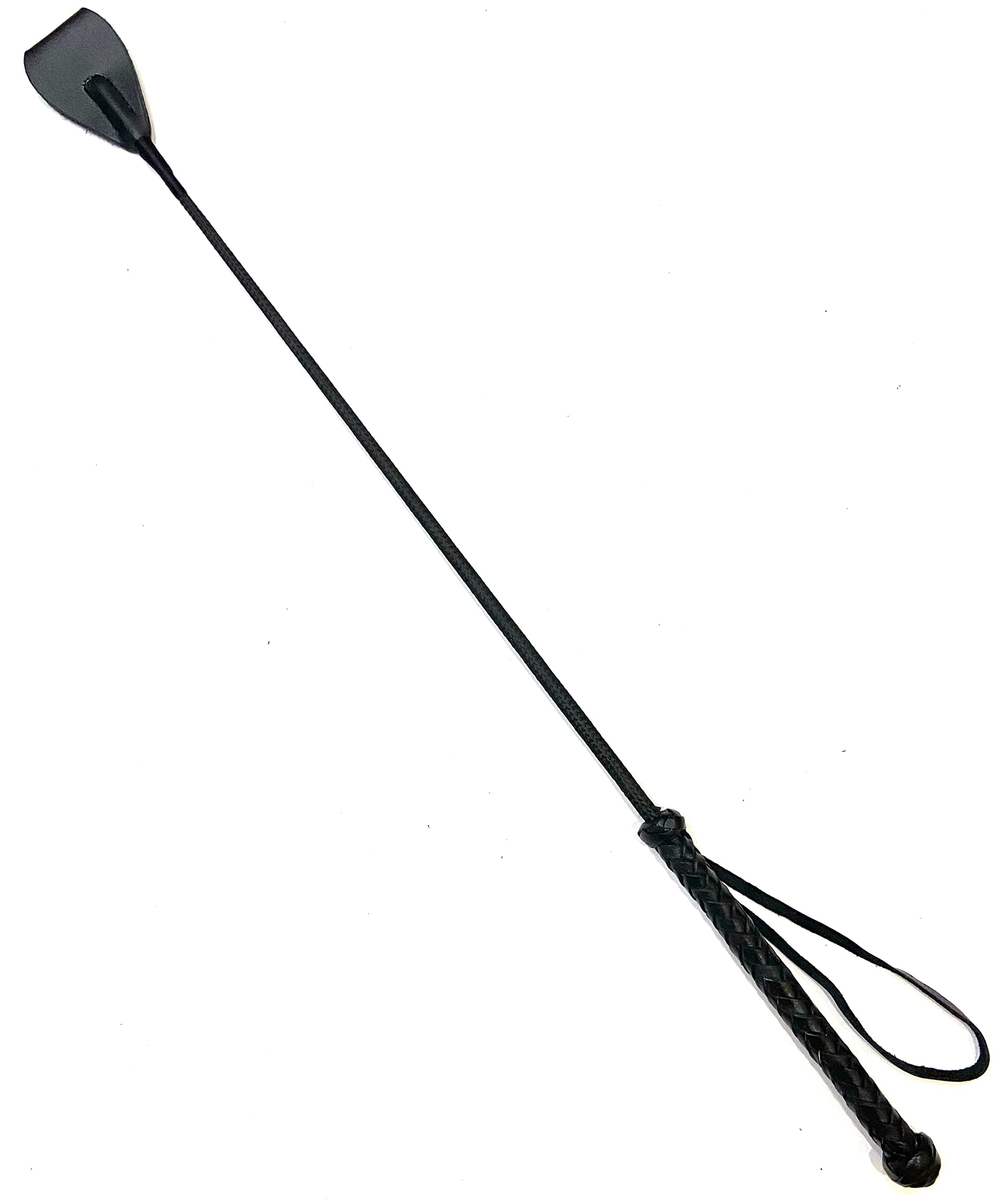 Genuine Leather Braided Dog Leash for Walking & Training - Durable & Stylish (Black, 27 Inch) - Perfect for Daily Walks, Obedience Training & Outdoor Adventures