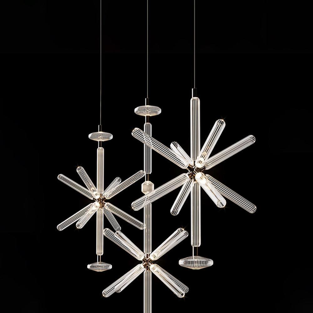 Modern Cipher Pendant Light - Industrial Style Hanging Light Fixture for Kitchen Island, Dining Room & Bedroom Decor