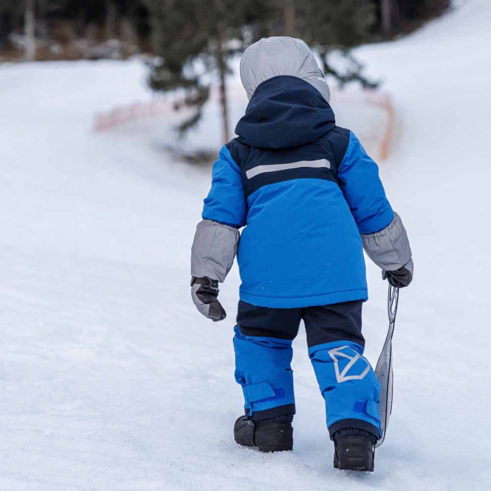 Didriksons Skare Kids Ski Jacket & Pants Set - Waterproof Winter Snowsuit for Boys & Girls, Caribbean Blue - Perfect for Skiing, Snowboarding & Outdoor Winter Activities