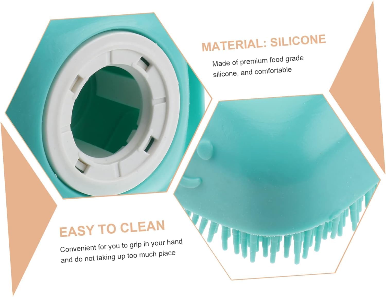 **Reusable Silicone Body Scrubber & Massage Bath Brush - Soft Shower Sponge with Liquid Soap Dispenser for Men, Women & Kids - Exfoliating Loofah for Smooth Skin (Multicolor) - Perfect for Spa, Shower & Bath Relaxation**