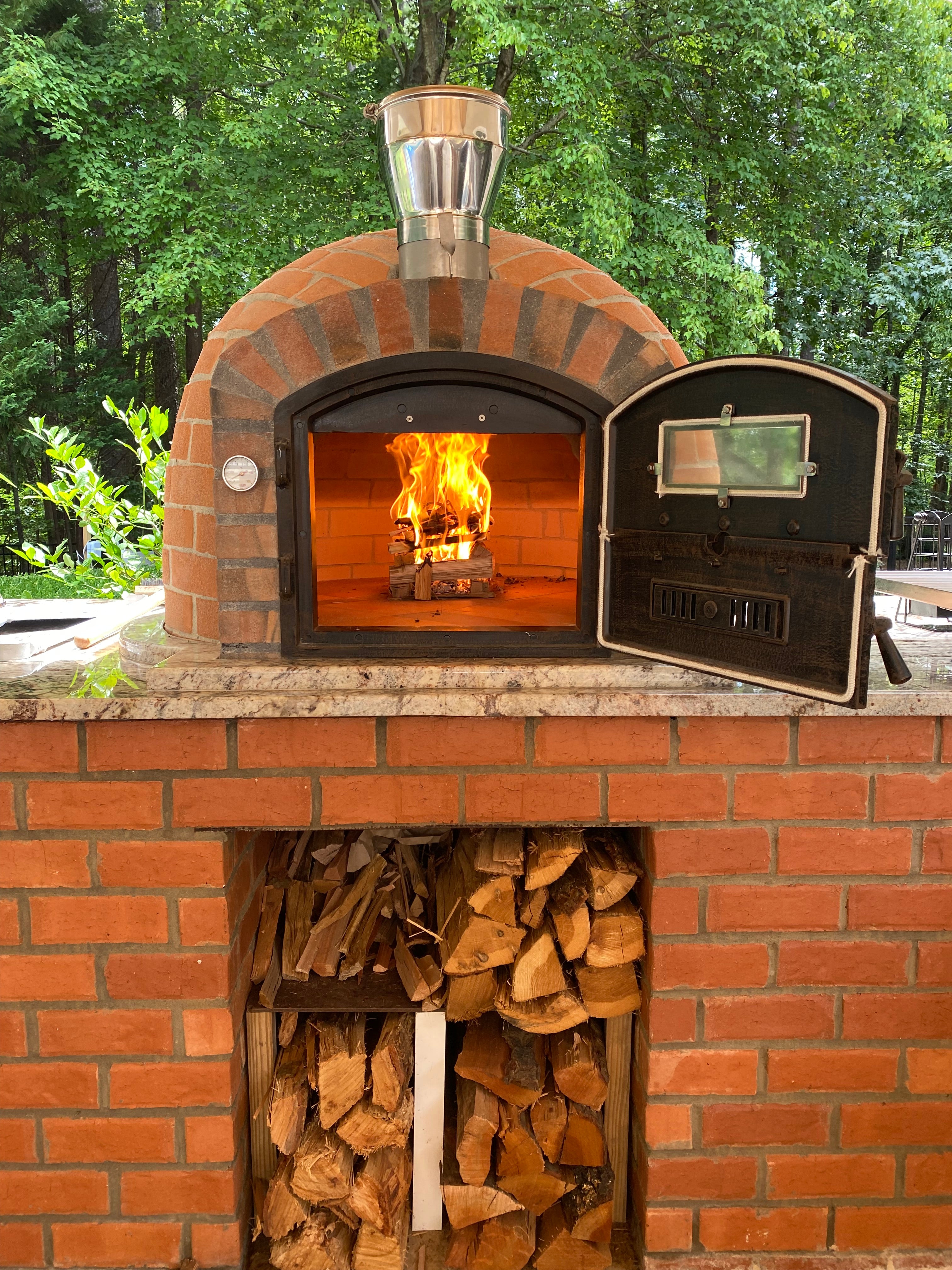 Premium Rustic Lisboa Wood Fired Pizza Oven – Best Seller for Outdoor Cooking, Backyard Parties & Authentic Italian Pizza Making