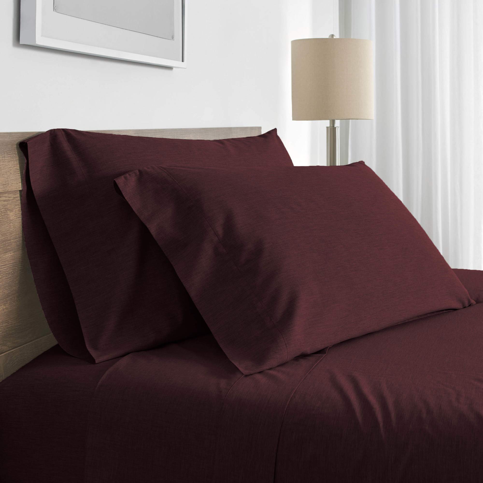 300-Thread Count Solid Sheet Set - Luxurious Soft Bedding for Ultimate Comfort, Perfect for Home, Hotel, and Guest Room Use