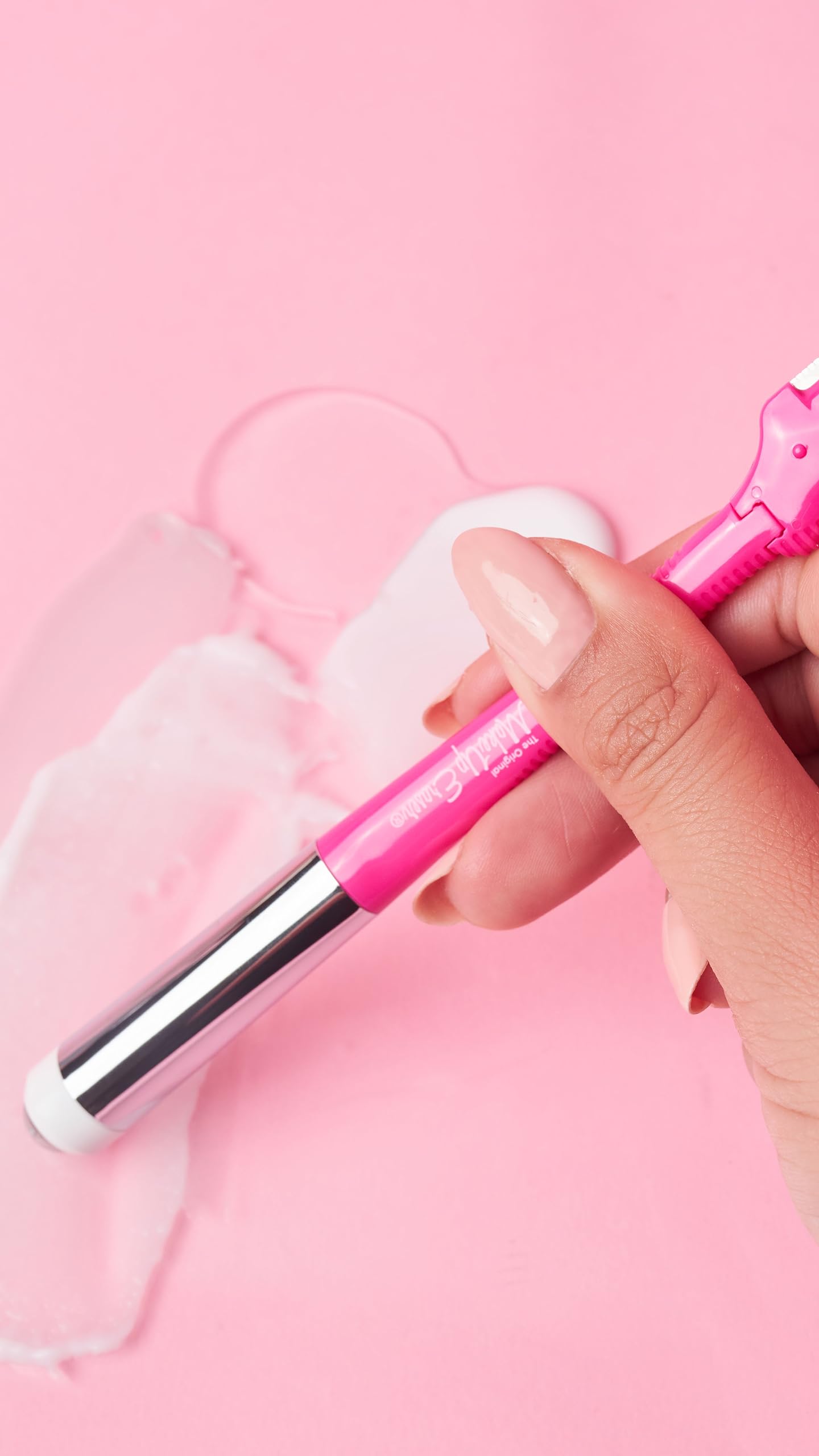 The Original MakeUp Eraser Fuzz Eraser - 2-in-1 Dermaplaning Facial Razor & Cooling Eye Roller for Exfoliation, Hair Removal & Face Massage | Perfect for Skincare Routine, Travel & Spa Days