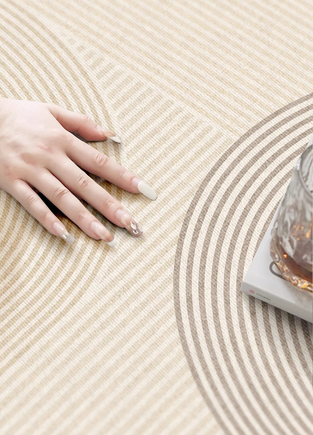 Modern Geometric Area Rugs for Bedroom, Dining Room & Living Room - Extra Large Contemporary Floor Rug - Perfect for Home Decor, Cozy Spaces & Stylish Interiors