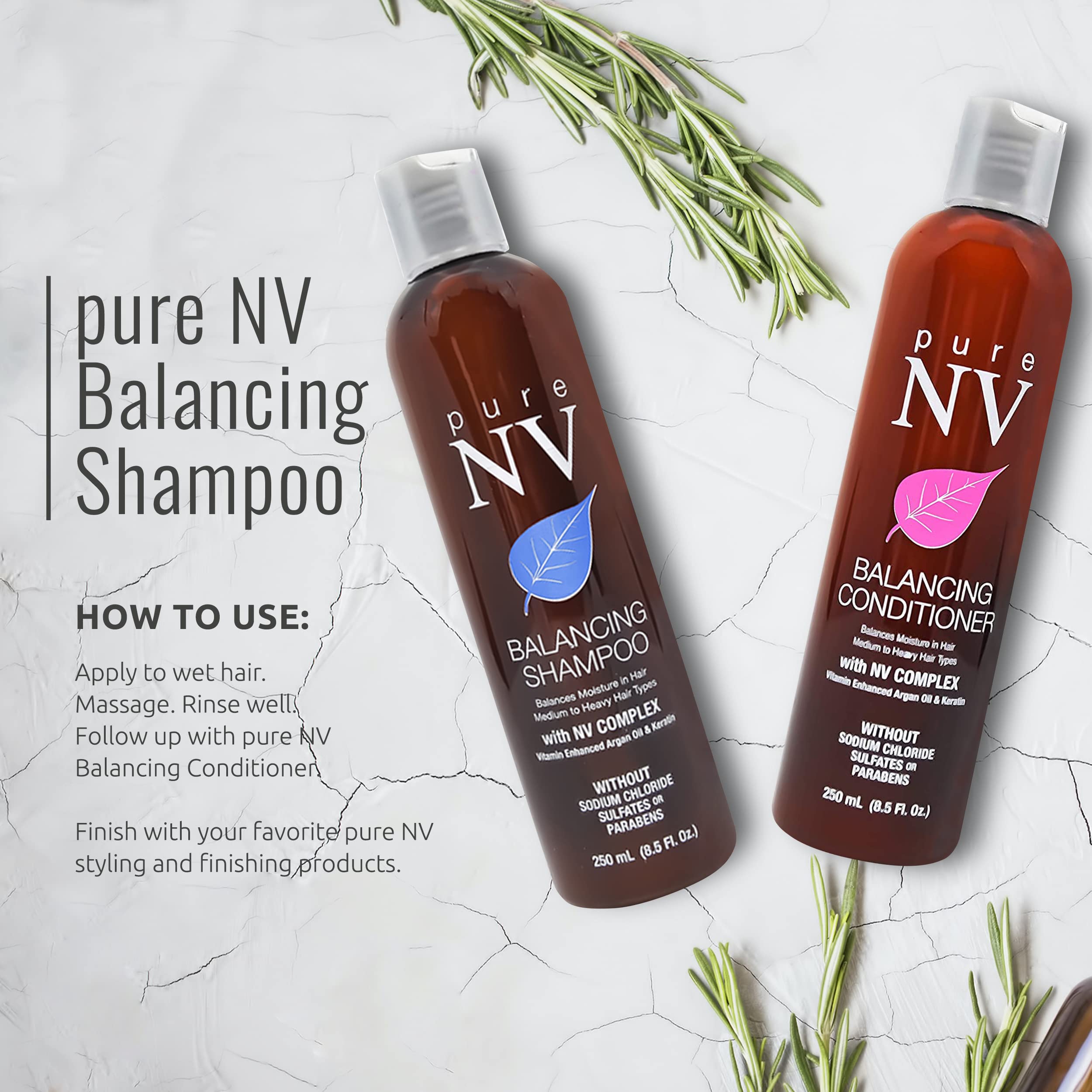Pure Nature's Vitamins Balancing Shampoo for Hair Care - Gentle Cleansing & Nourishment for Dry, Damaged Hair | Perfect for Daily Use & Salon-Quality Results at Home