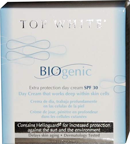 Best White Biogenic Day Cream SPF 30 - 4 Pack | Anti-Aging & Brightening Moisturizer with Sun Protection | Perfect for Daily Skincare & Outdoor Activities