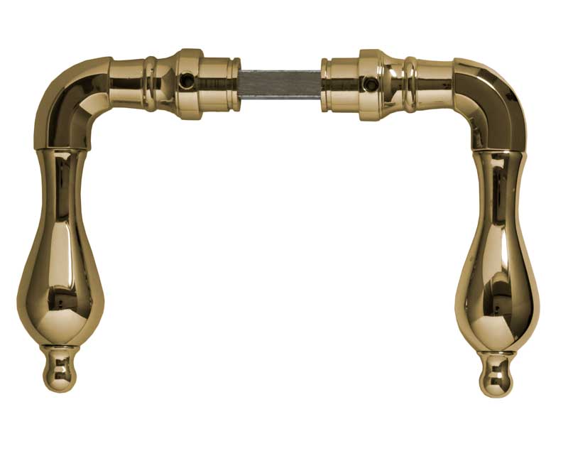 Brass Dörrhandtag Näsman No. 212 Without Rosette - Vintage Door Handle for Classic Home & Office Decor