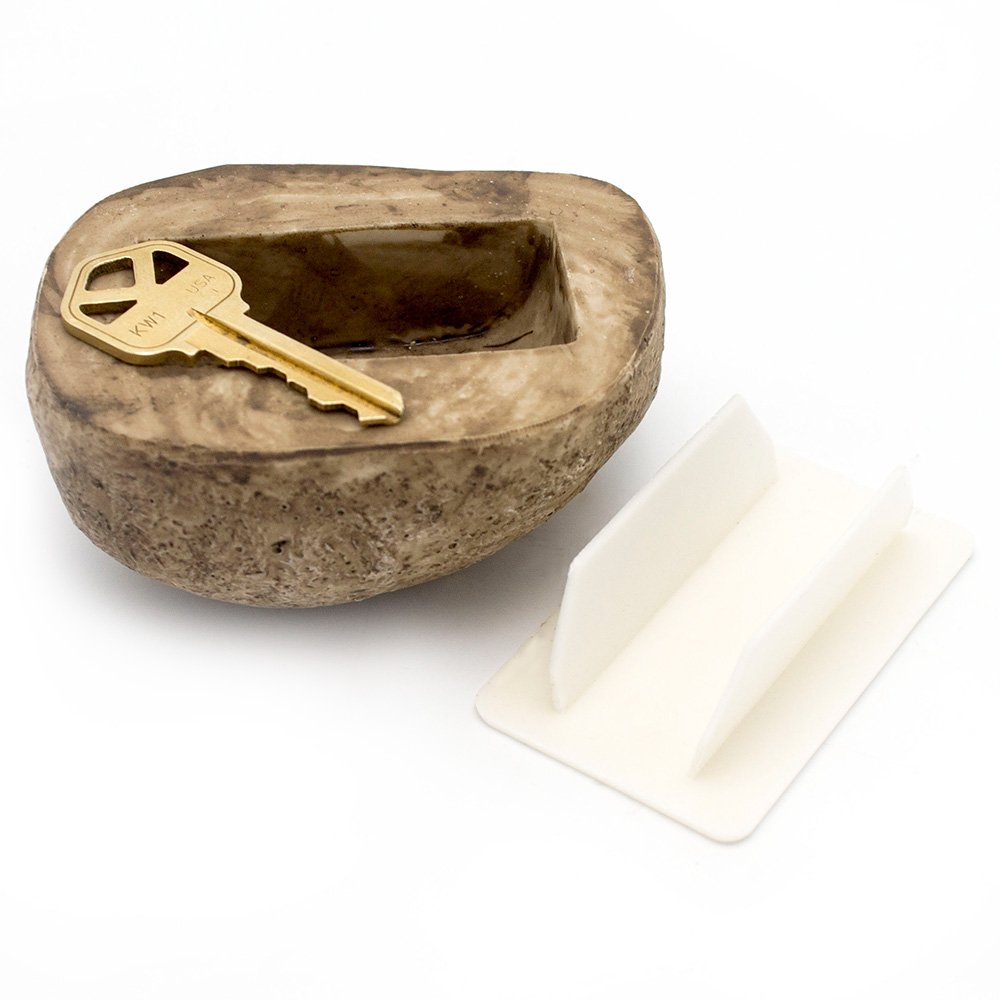 Best Fake Rock Hide a Key - Discreet Outdoor Key Hider Vault Holder for Home Security - Easy to Install - Perfect for Front Yard, Garden, and Vacation Home Access