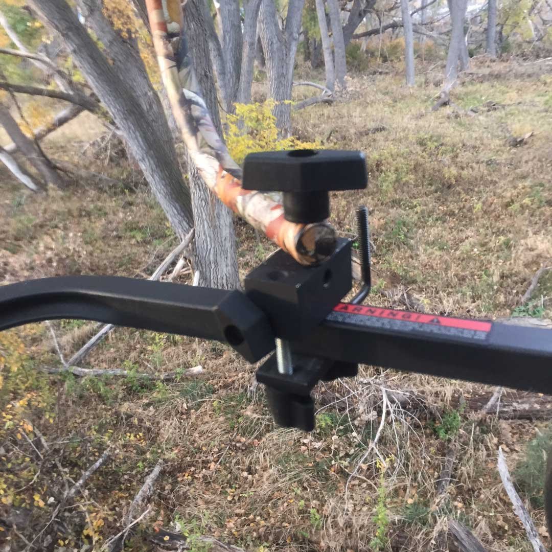 Universal Tree Stand Bow and Accessory Holder for Hunting Gear - Perfect for Archery Equipment Storage in Tree Stands, Hunting Blinds, and Outdoor Adventures