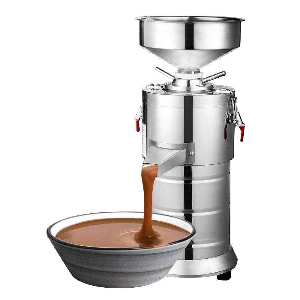 Electric Peanut Butter Maker Machine - 1100W 33lb/h Nut Butter Grinder for Peanuts, Almonds, Cashews & Sesame - Commercial & Home Use - Perfect for Smoothies, Baking & Healthy Snacks - 110V