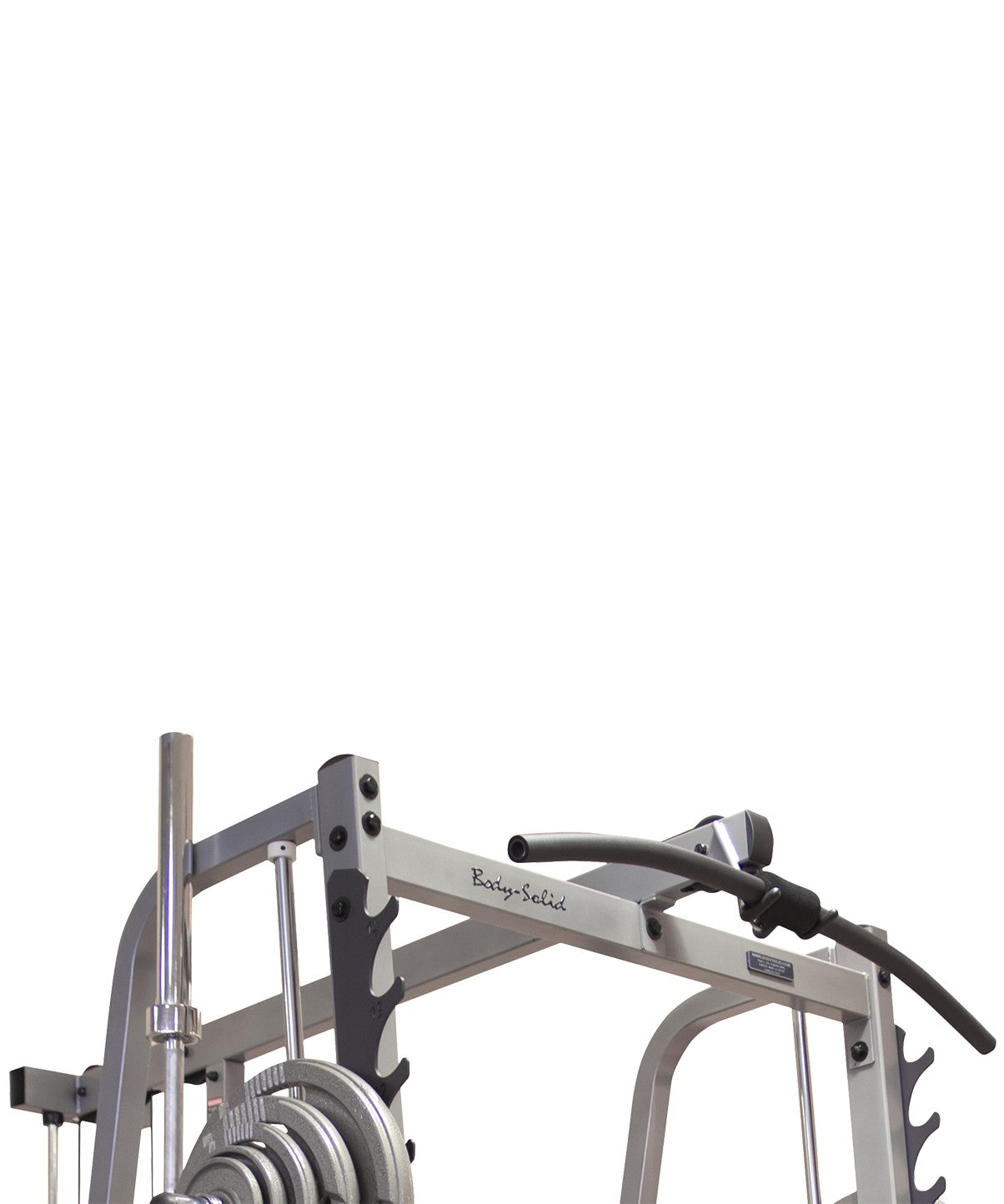 BodySolid Series 7 Smith Machine Lat Attachment GSGS348 - Gym Strength Training Equipment for Back Workouts & Muscle Building