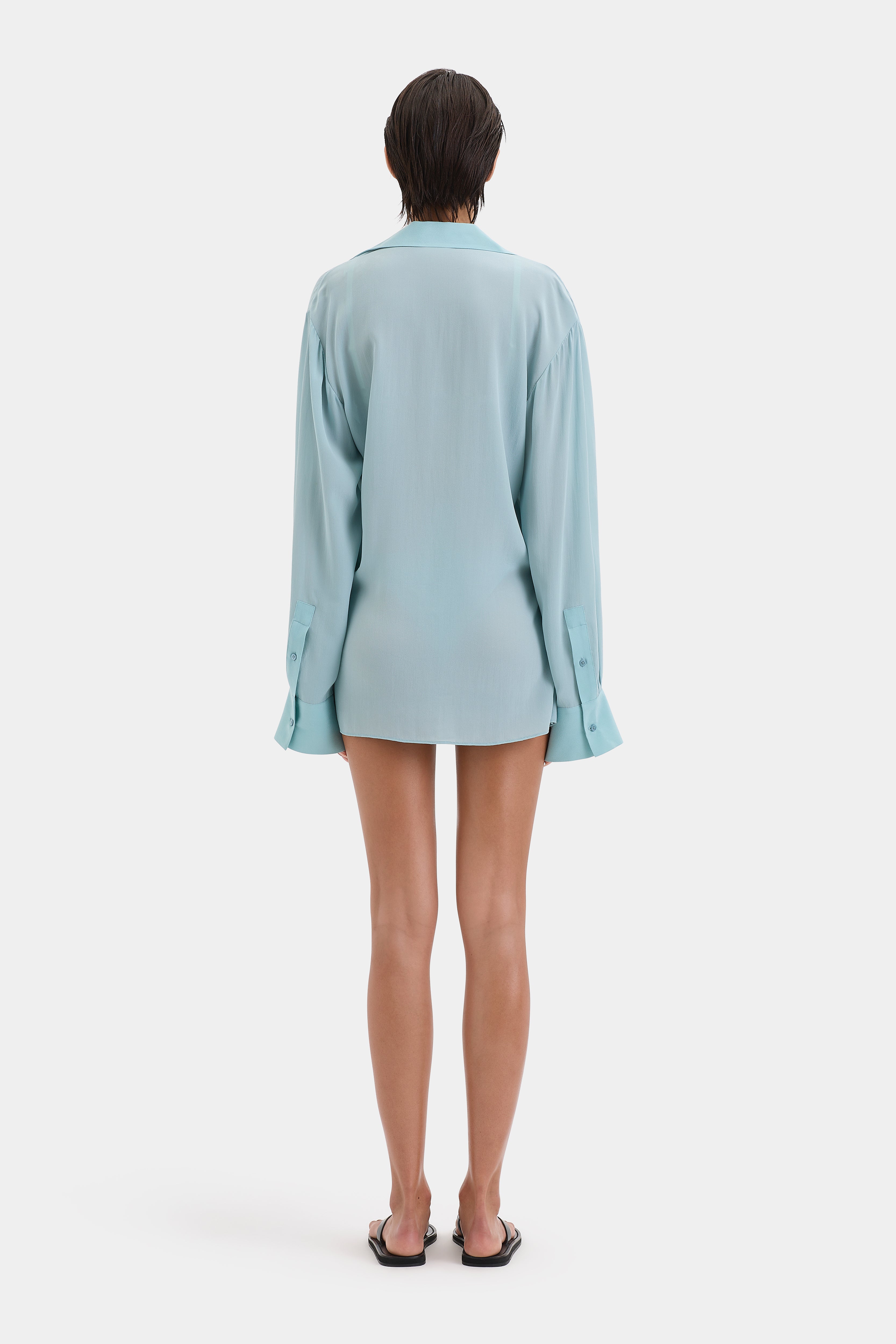 Fresca Women's Shirt Dress - Casual Long Sleeve Button Down Tunic for Spring & Summer | Perfect for Office, Date Night & Weekend Outings